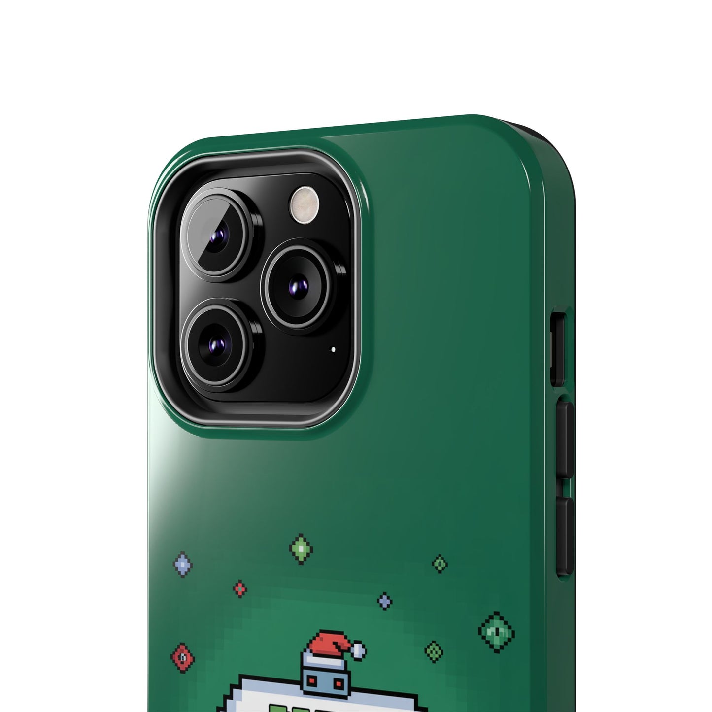 Christmas Pixel Gaming Phone Case - Press Start for Christmas Design