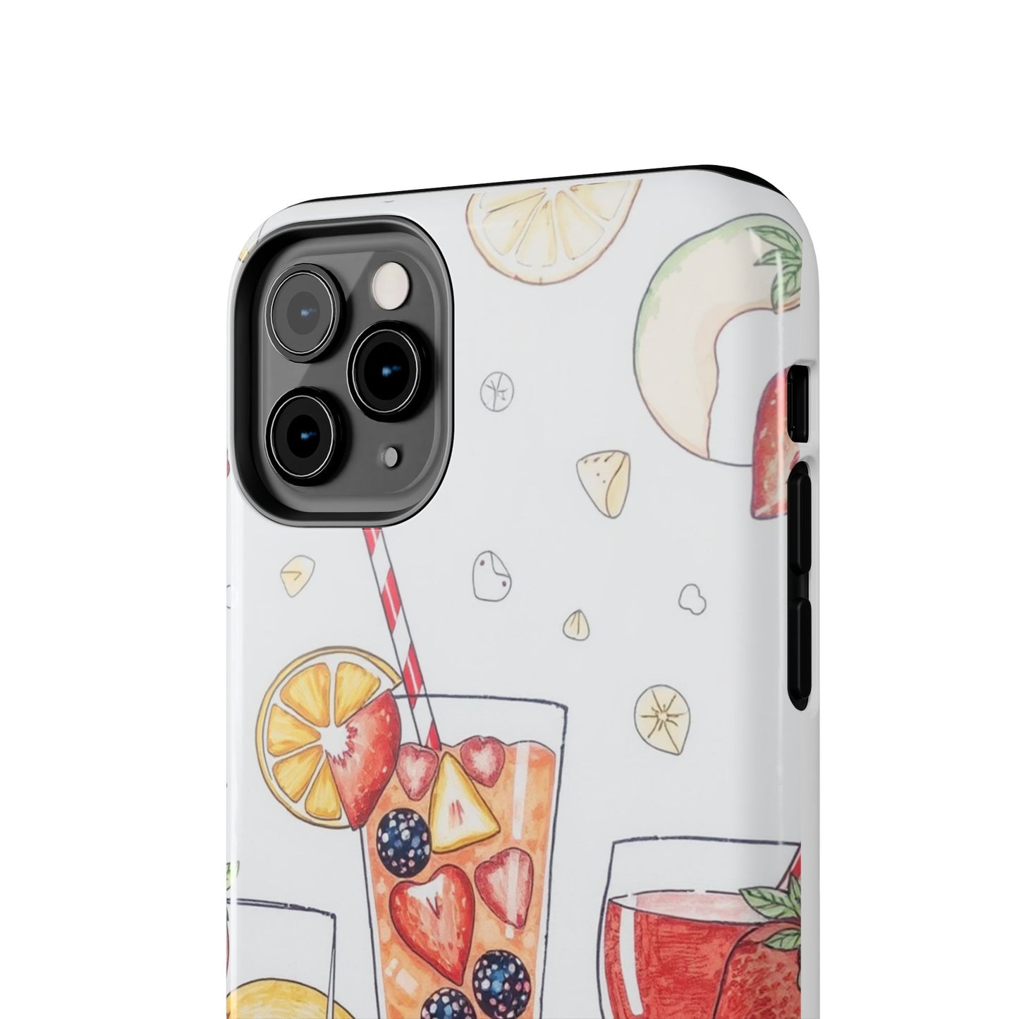 Colorful Fruit Cocktail Tough Phone Case - Perfect for Summer Vibes