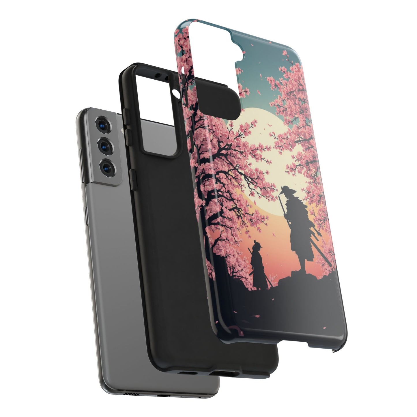 Cherry Blossom Samurai Tough Phone Case