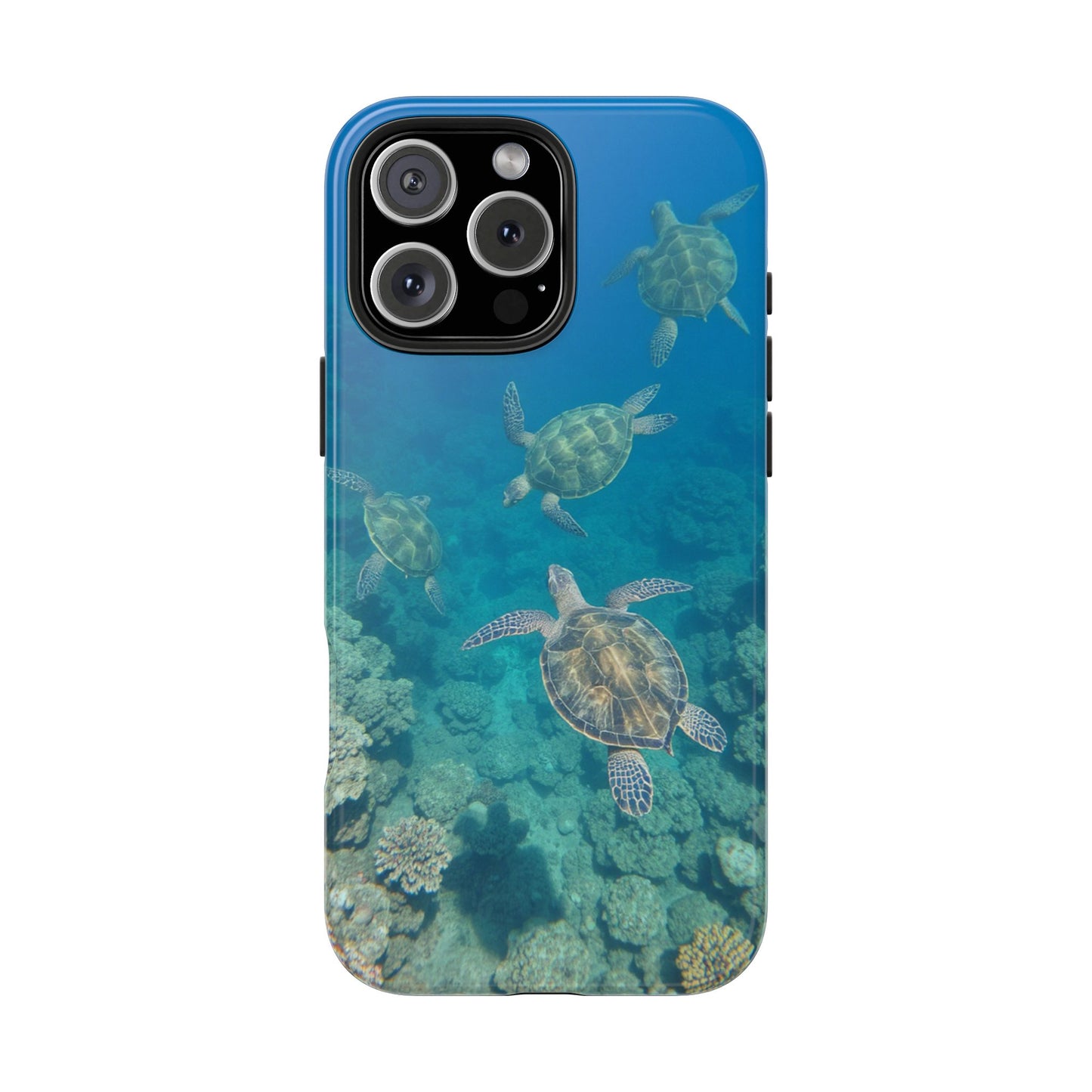 Ocean Turtle Tough Phone Cases - Durable Protection with Marine Art