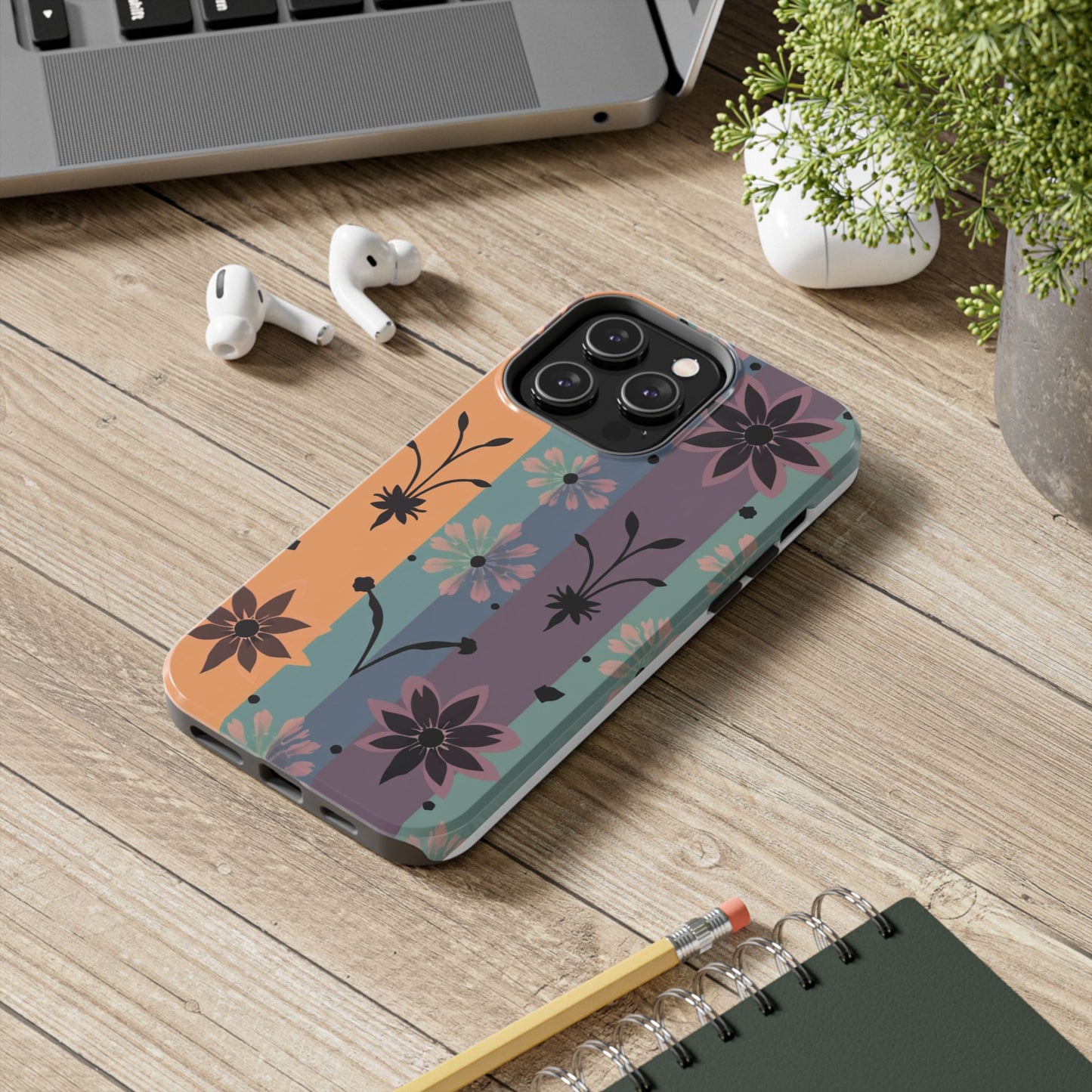 Boho Floral Tough Phone Cases - Durable & Stylish Protection - for iPhone