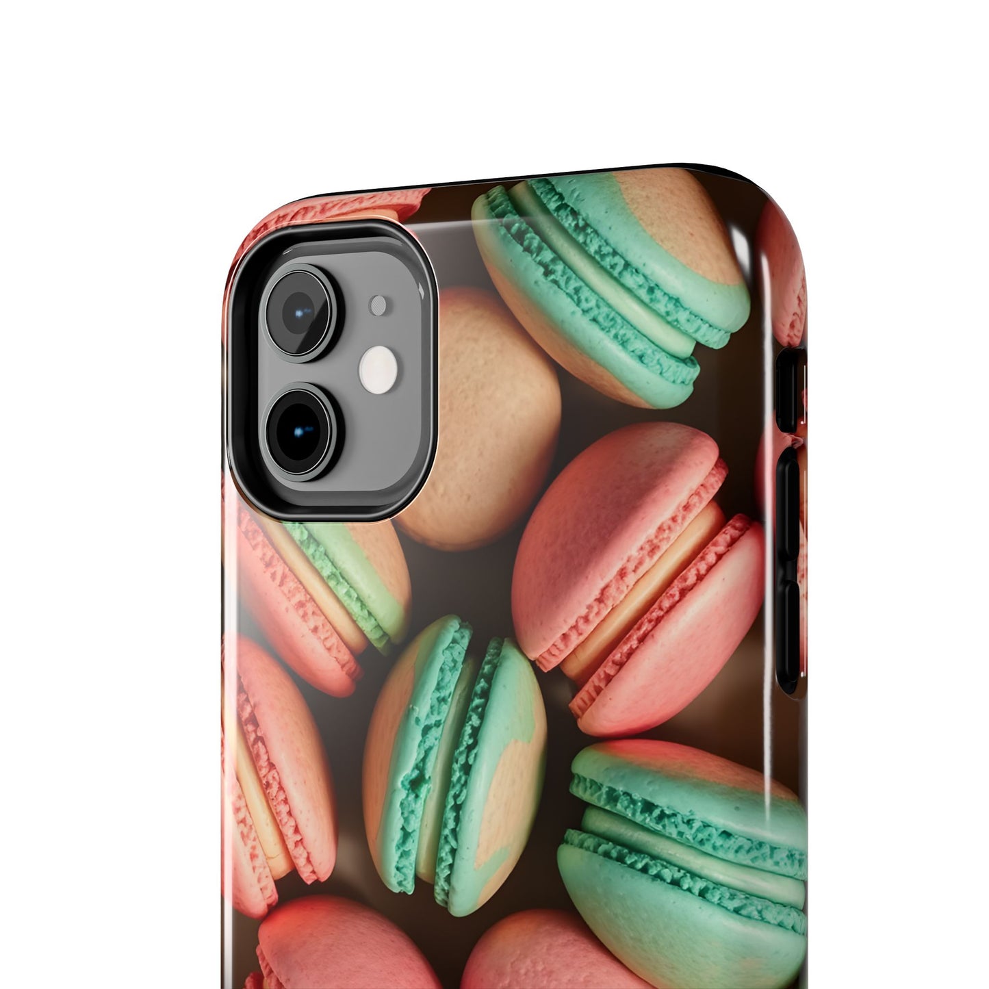 Colorful Tasty Macarons Tough Phone Case - Durable Protection with Sweet Aesthetic - for iPhone