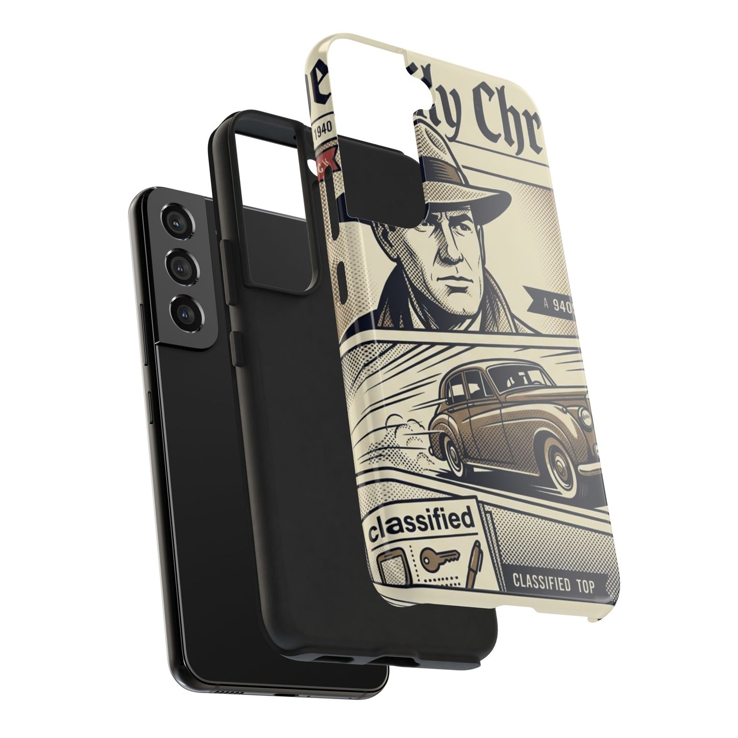 Old Newspaper Tough Phone Case