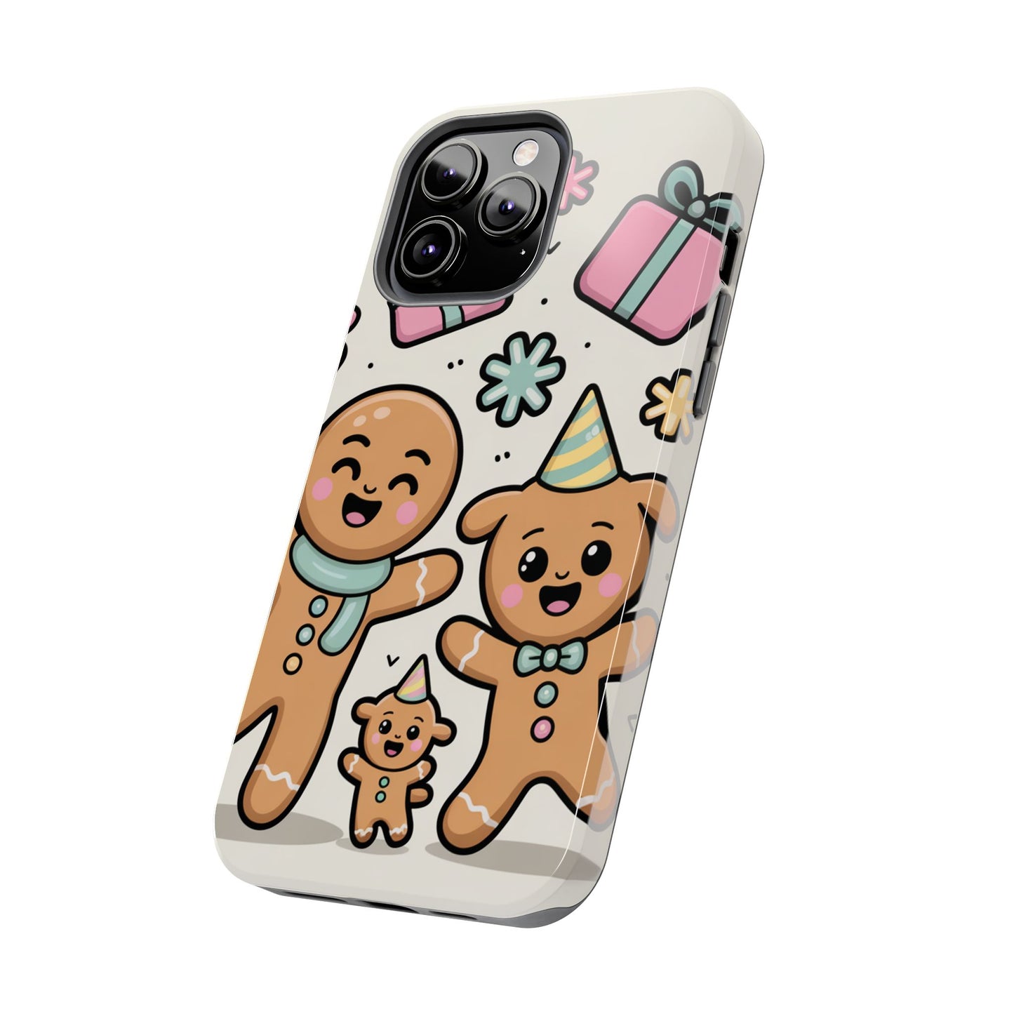 Gingerbread Family Dancing Holiday Phone Case