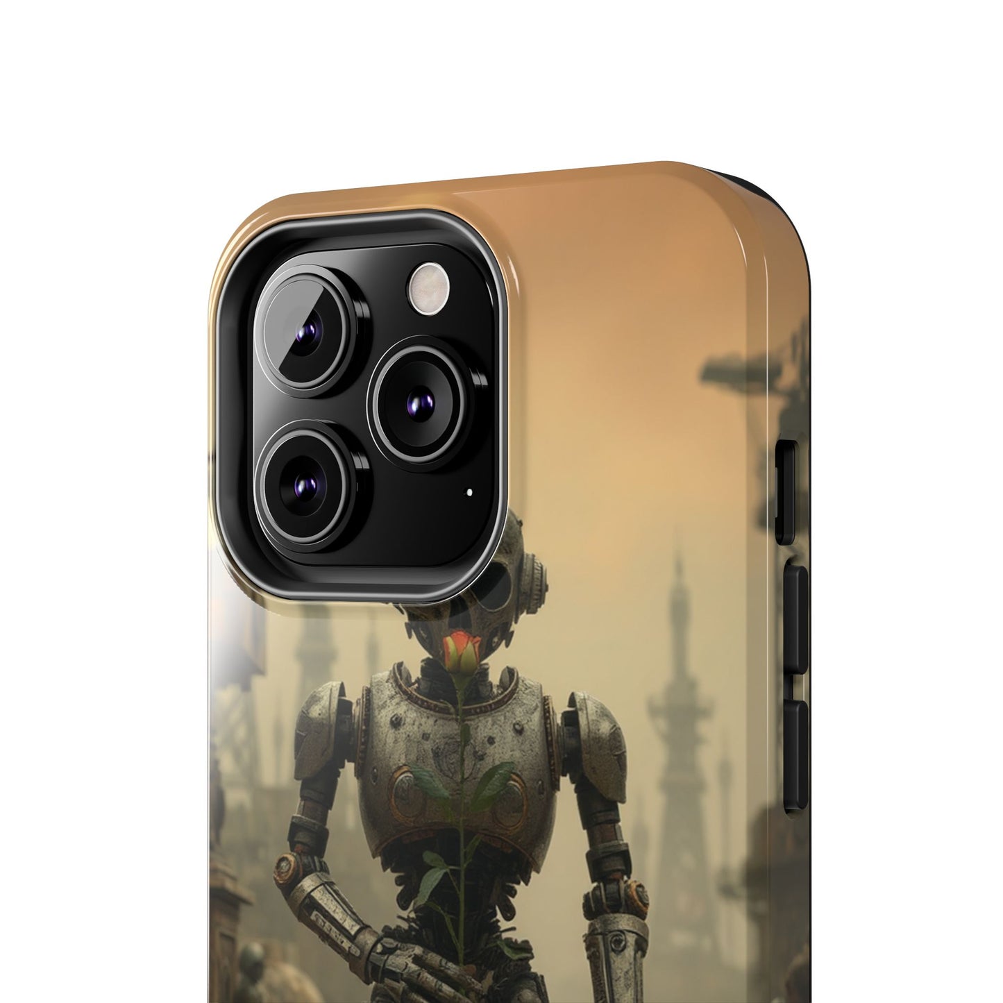 Robotic Sentinel Tough Phone Case - Durable Protector for Sci-Fi Lovers