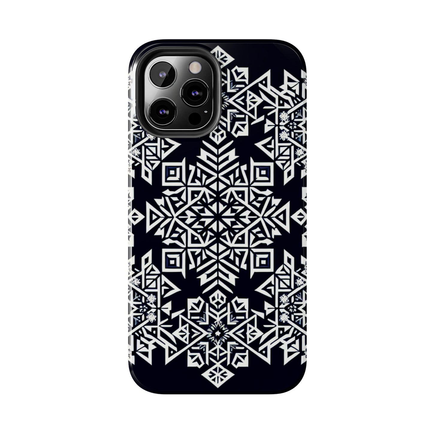 Winter Wonderland Tough Phone Case - Digital Snowflake - for iPhone
