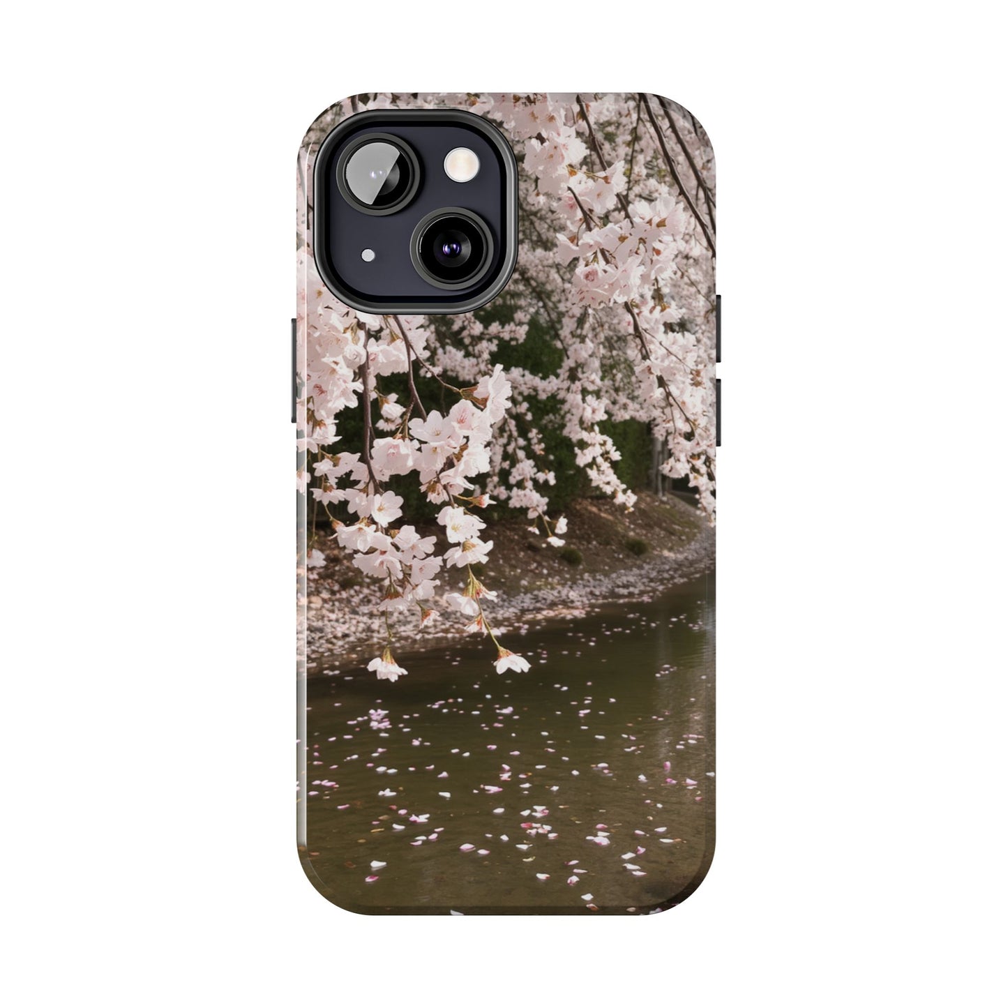 Cherry Blossom Tough Phone Cases - Durable Protection with Floral Serenity