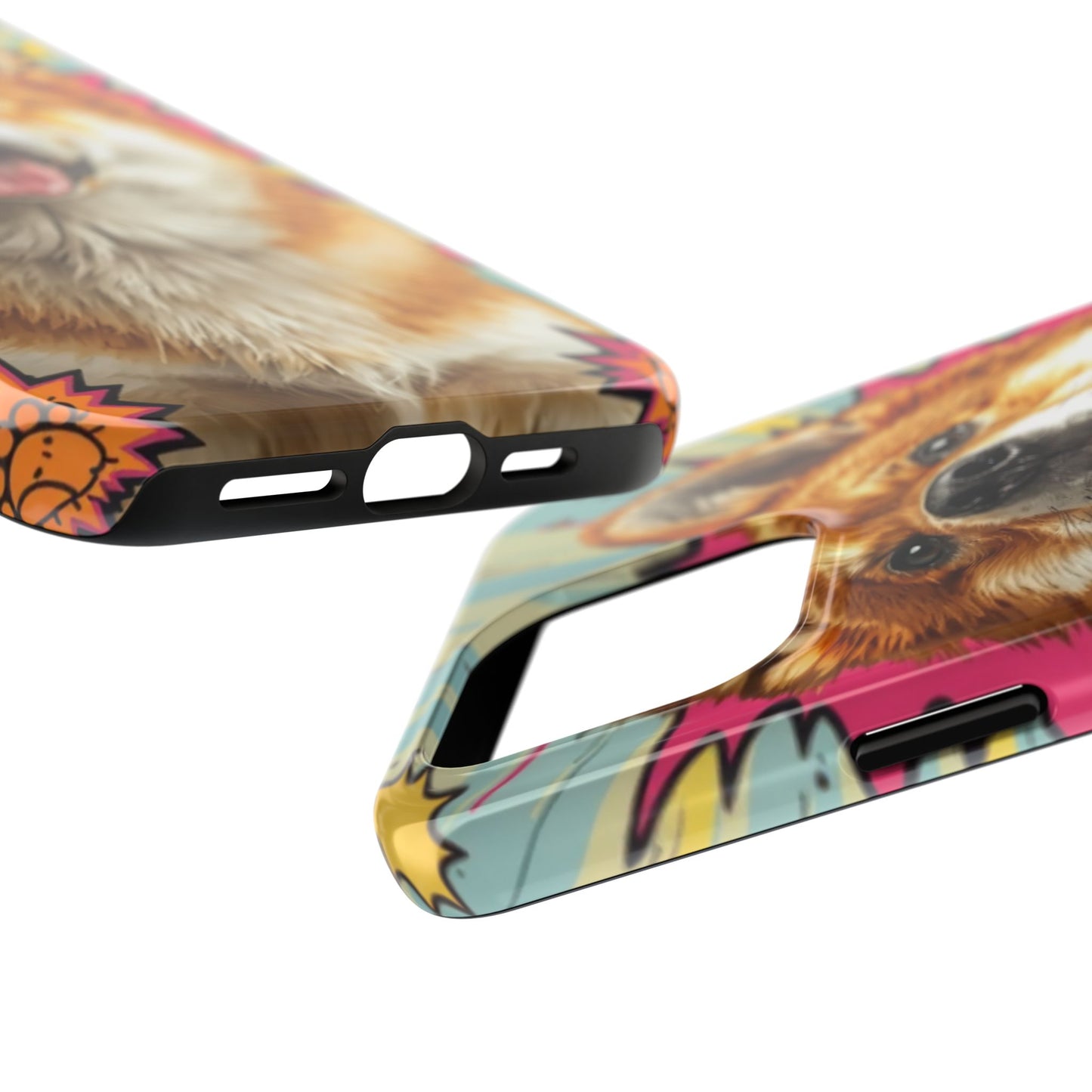 Playful Dog Tough Phone Case - Durable & Stylish Pet Lover Gift