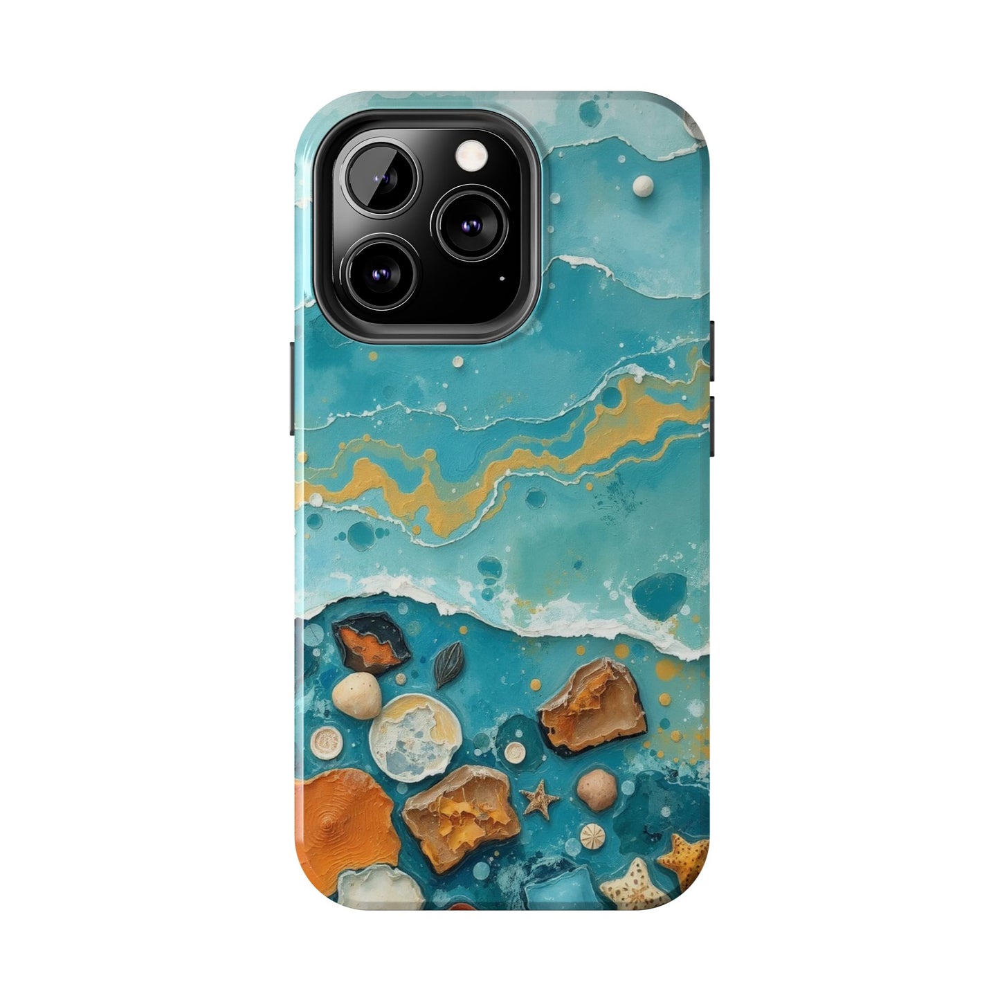 Ocean-Inspired Tough Phone Cases - Coastal Beach Vibe, Easy Accessory for Beach Lovers