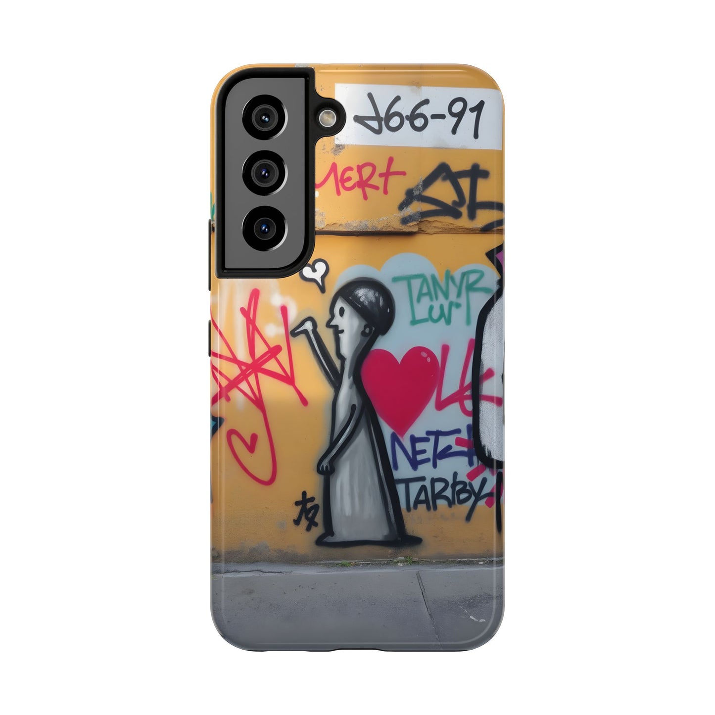 Urban Cupid Graffiti Tough Phone Case - Durable Protection with Street Art Vibe - for iPhone