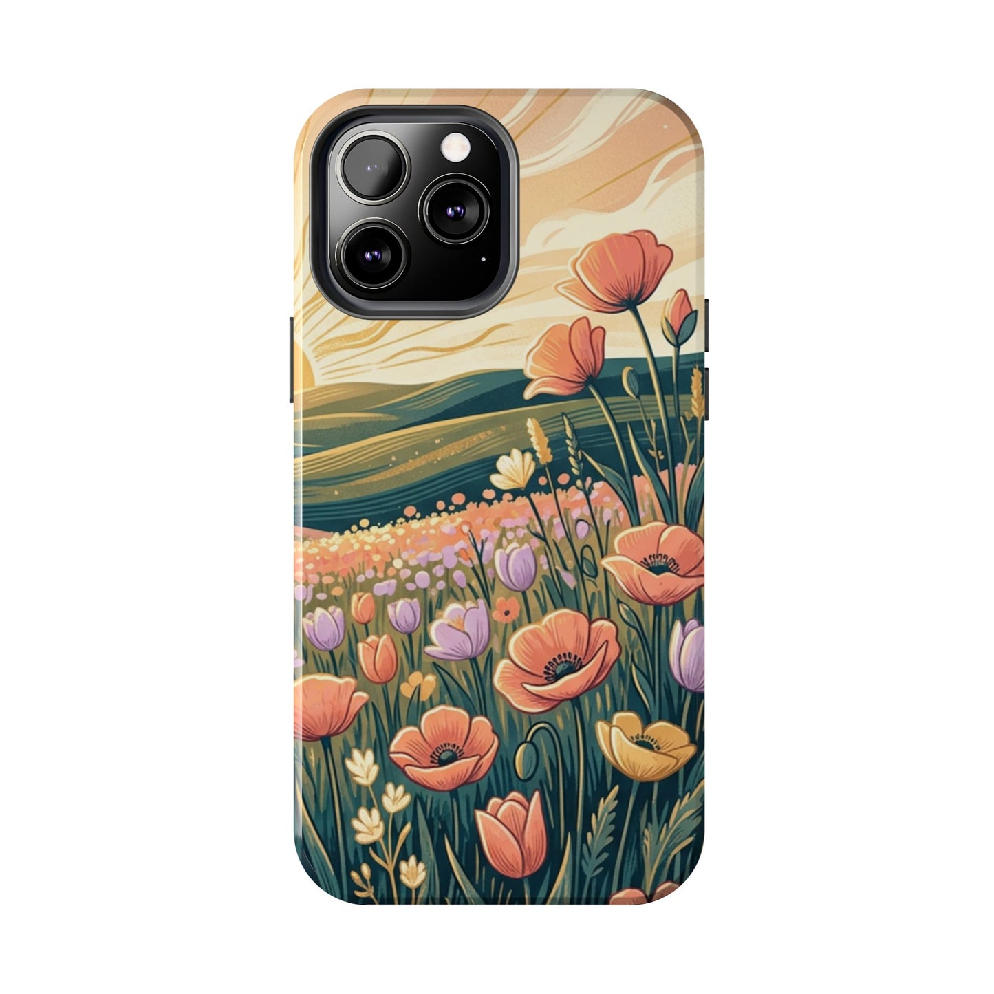 Floral Sunrise iPhone Case — Land of Flowers Design