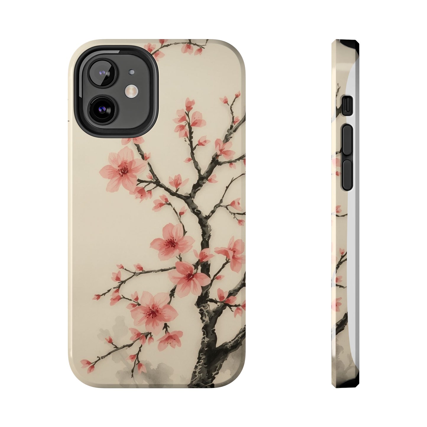 Cherry Blossom Tough Phone Case - Stylish Protection for Nature Lovers