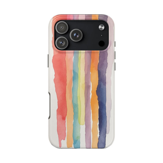 Colorful Watercolor Tough Phone Case - Stylish and Durable Cover for Creative Souls