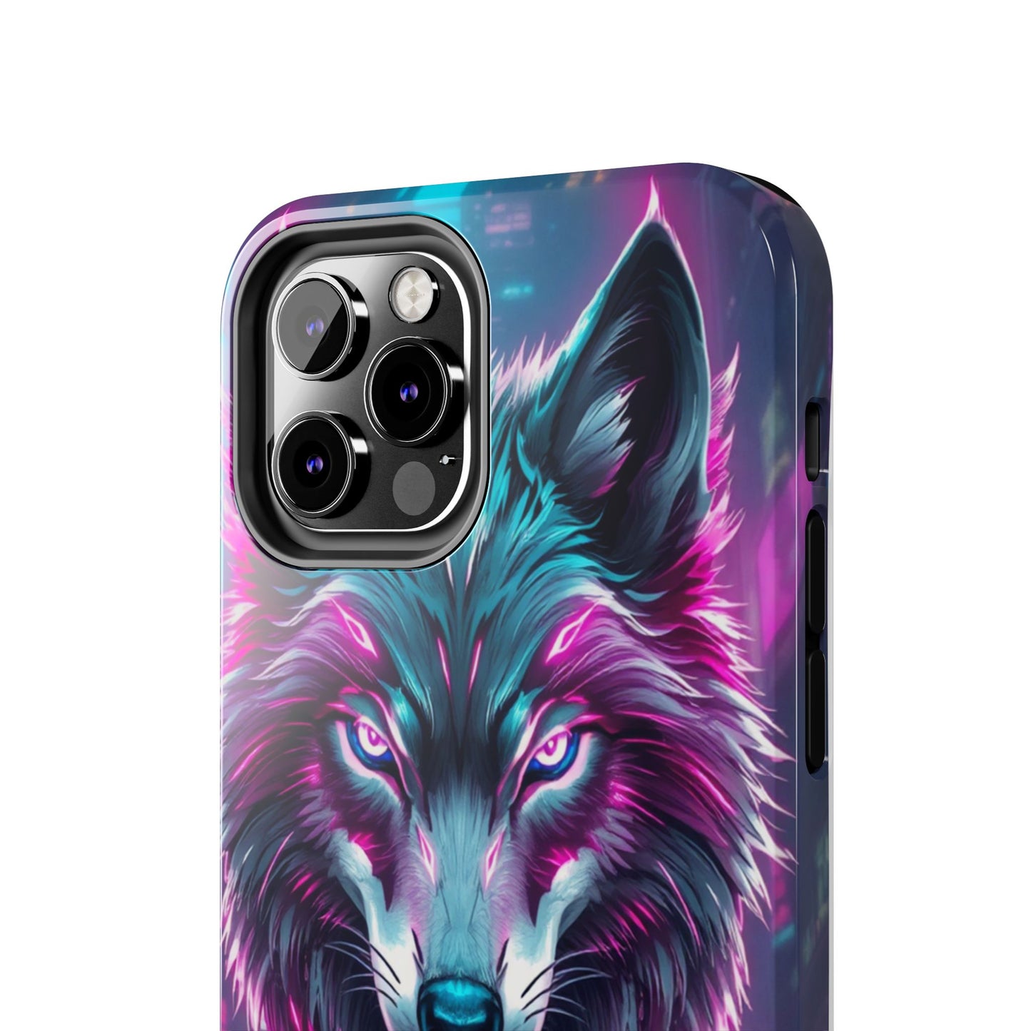 Fierce Wolf Phone Case - Tough & Vibrant Design for Animal Lovers