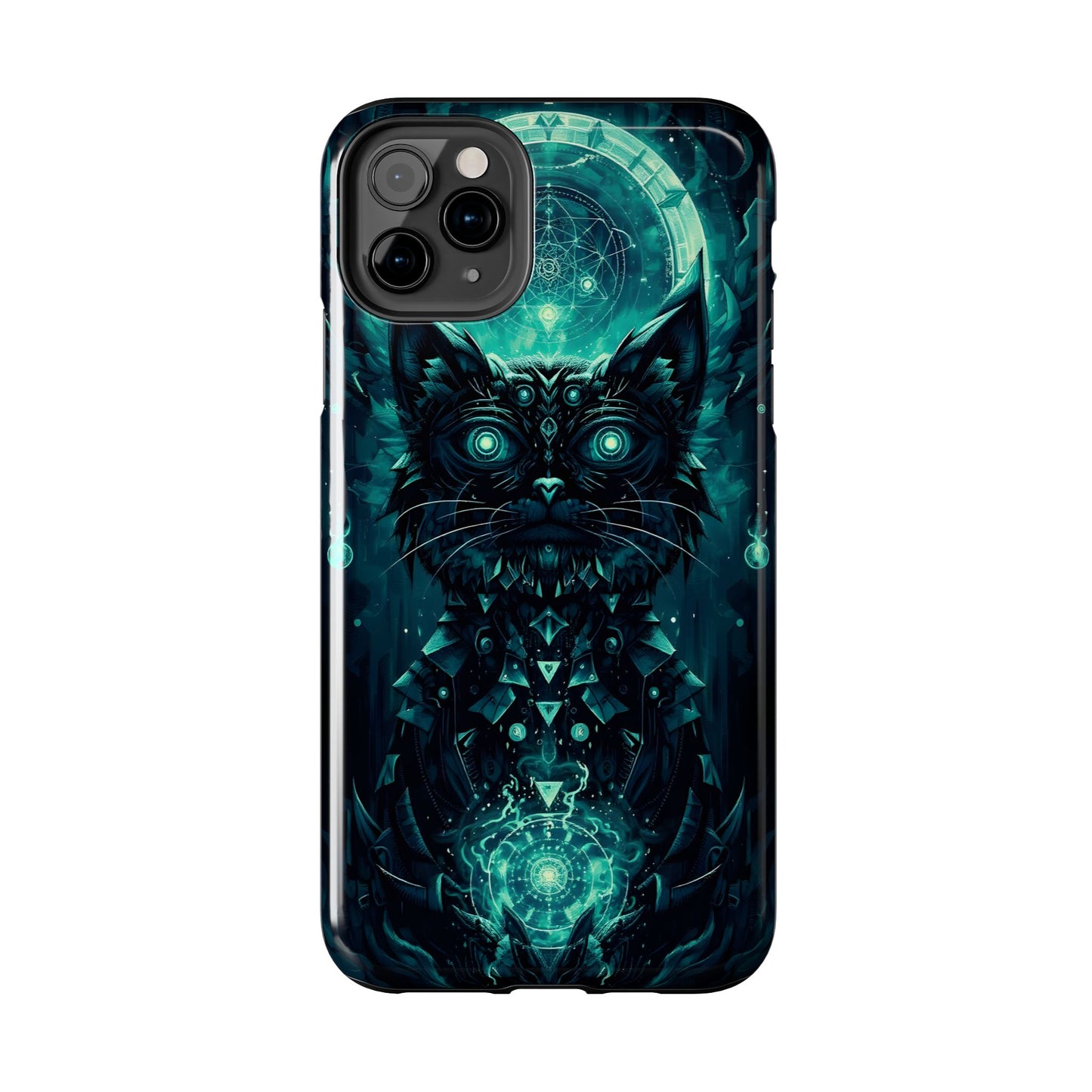 Mystical Dark Cat Phone Case - Tough Protective Cover for Cat Lovers - for iPhone