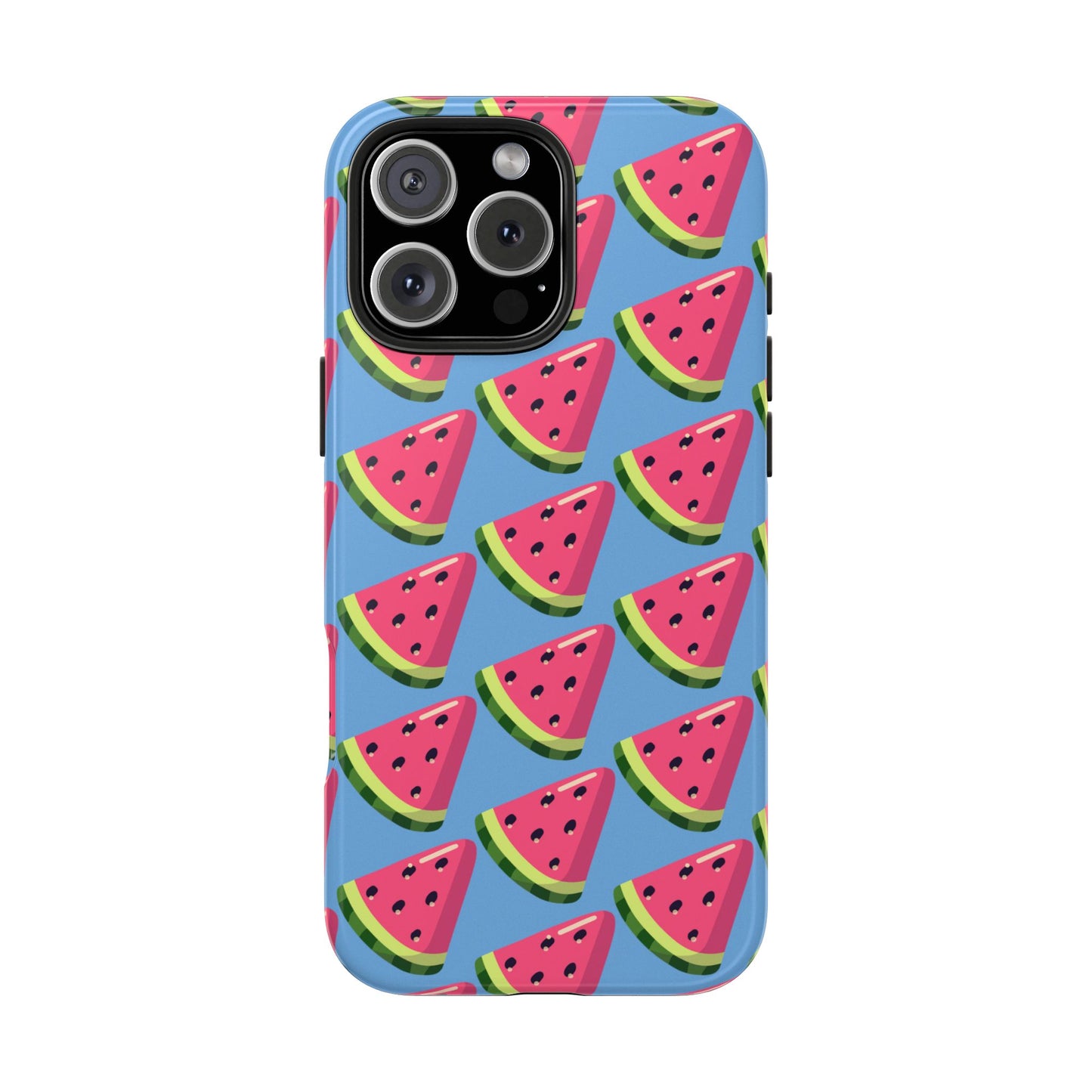 Watermelon Fun Tough Phone Case - Summer Vibes, Blue - for iPhone