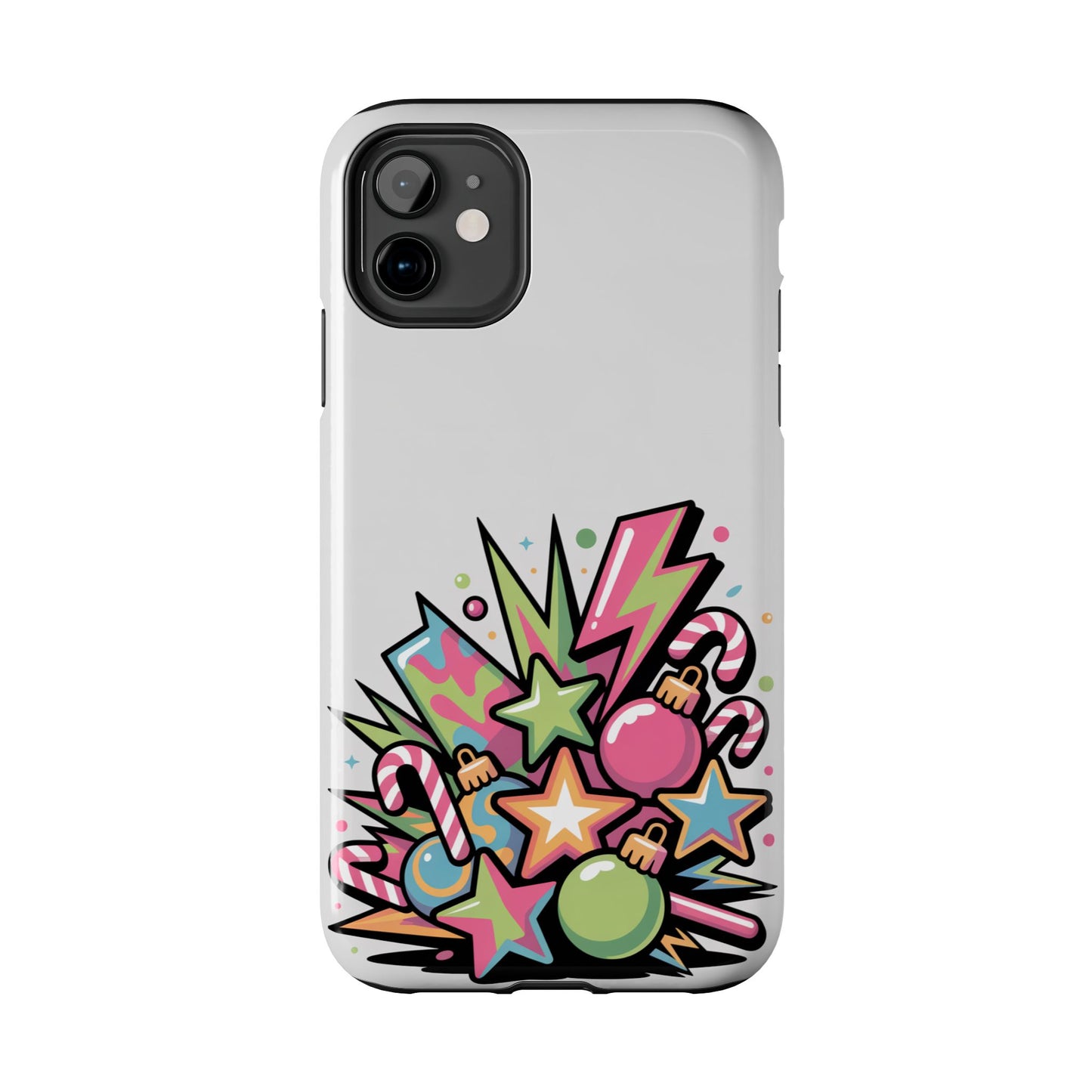 Colorful Explosion Retro Christmas Tough Phone Case