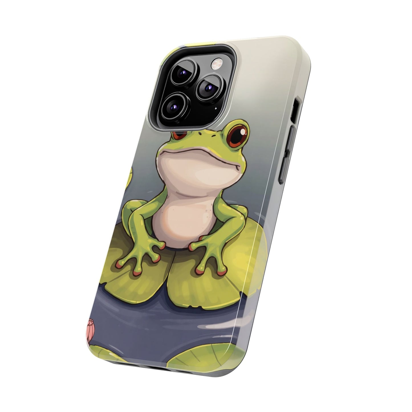 Cute Frog Tough Phone Case - Durable Protection with Nature Vibe