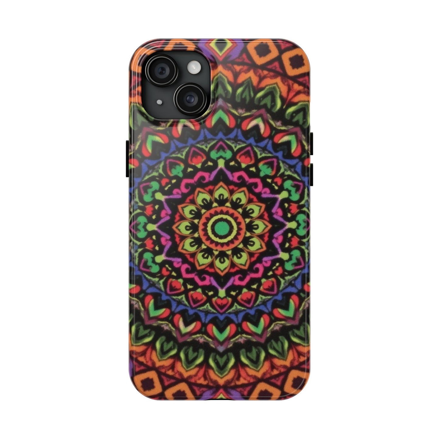 Colorful Mandala Tough Phone Case - Vibrant Designs for Trendy Protection - for iPhone