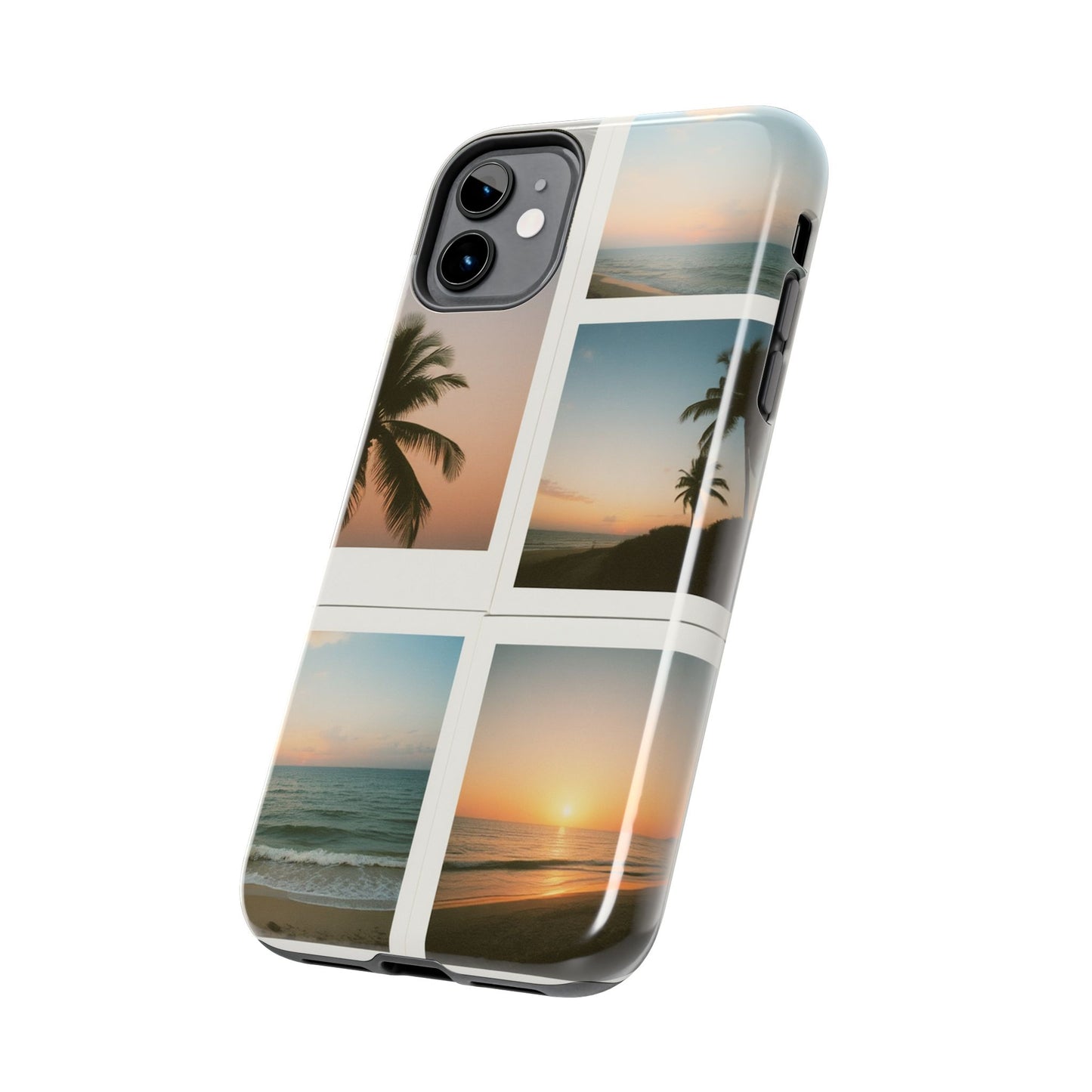 Tropical Sunset Tough Phone Case - Beach Vibes for Summer Adventures