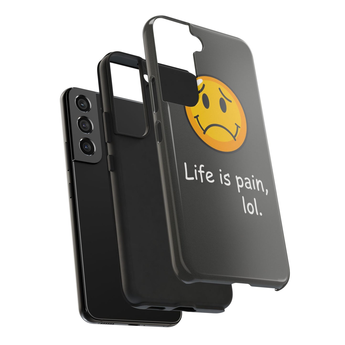 Life is Pain Tough Phone Case - Trendy Design for Smartphone Protection