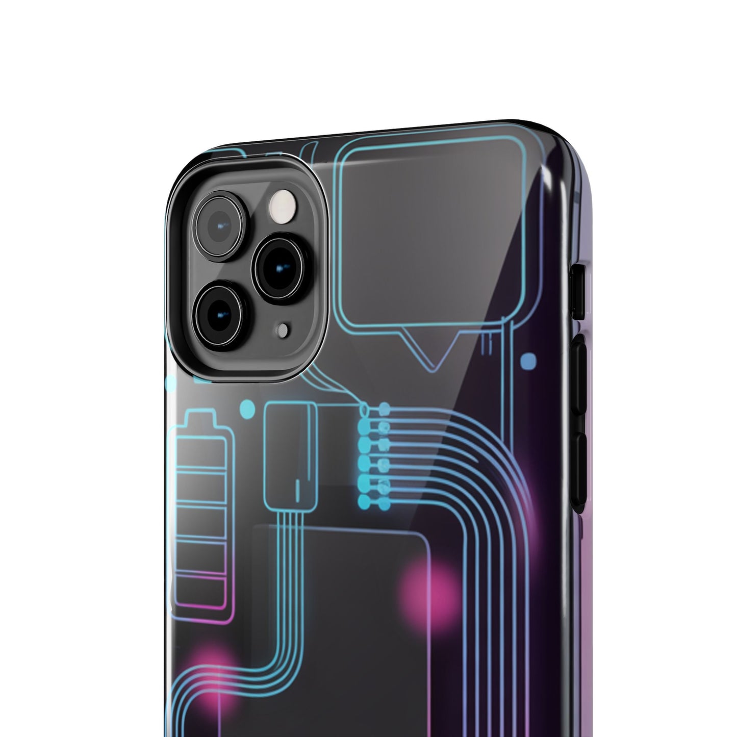 Cyberpunk Circuits Tough Phone Case