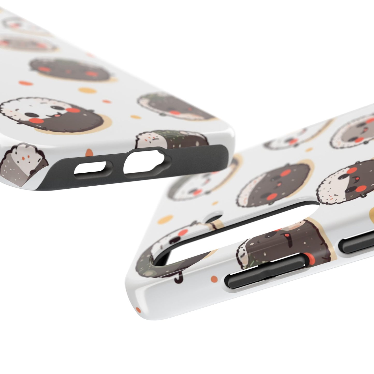 Cute Sushi Tough Phone Case - Kawaii Design for Food Lovers