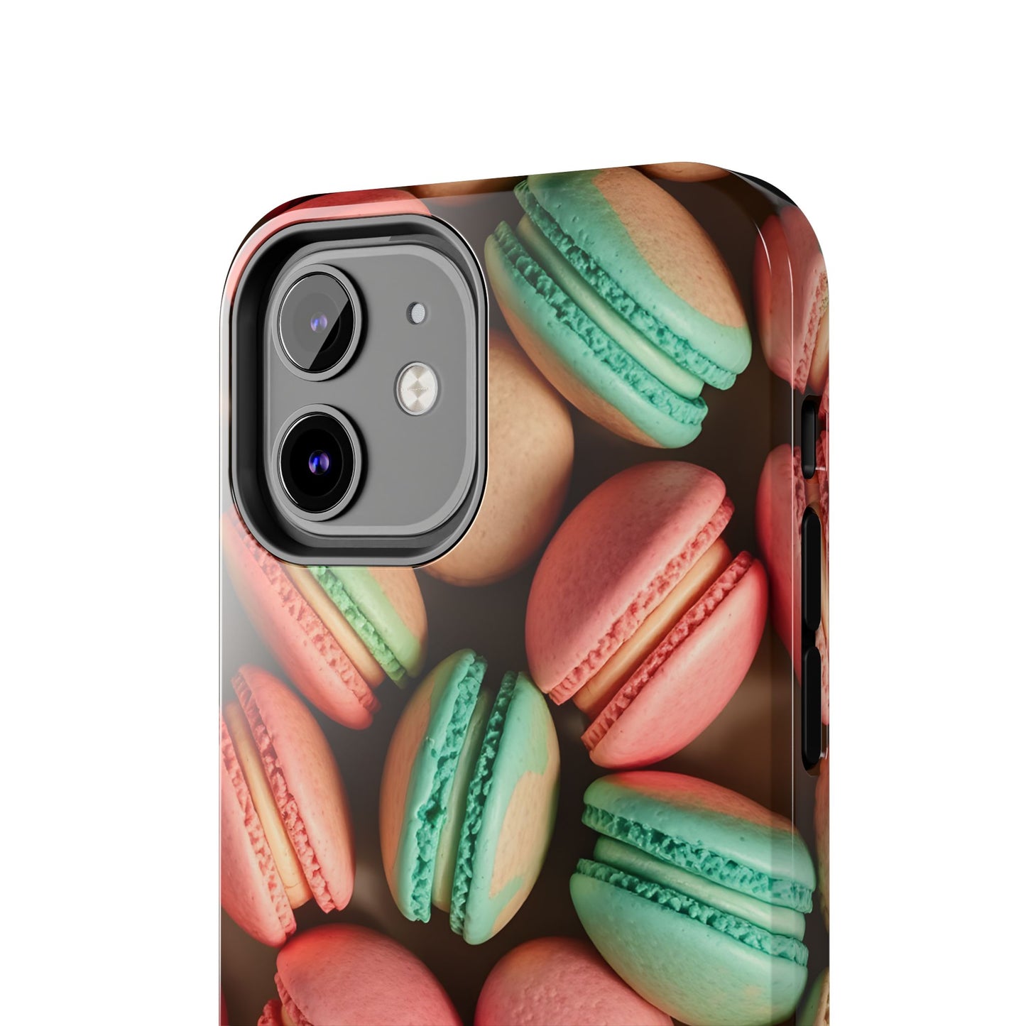 Colorful Tasty Macarons Tough Phone Case - Durable Protection with Sweet Aesthetic - for iPhone