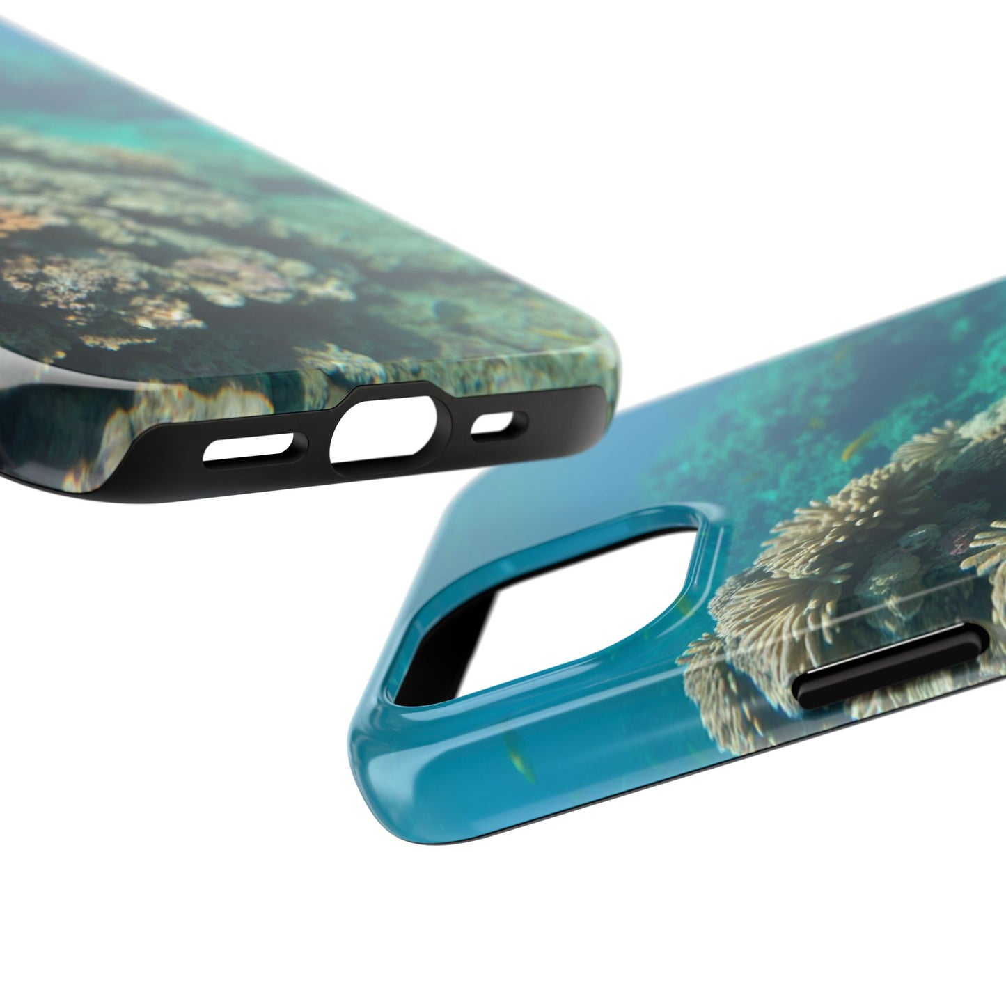 Coral Reef Tough Phone Case - Ocean Vibes Protection for Adventure Lovers