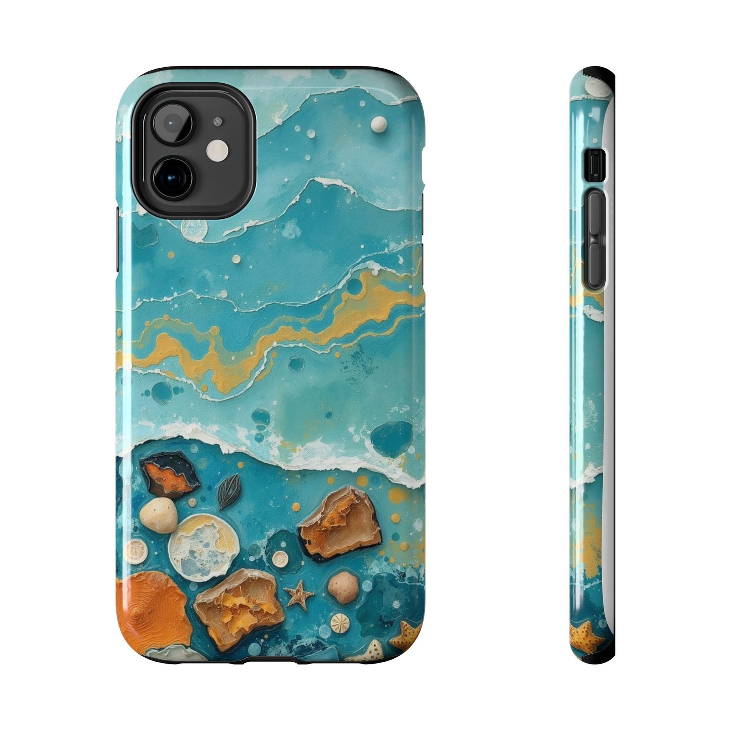 Ocean-Inspired Tough Phone Cases - Coastal Beach Vibe, Easy Accessory for Beach Lovers
