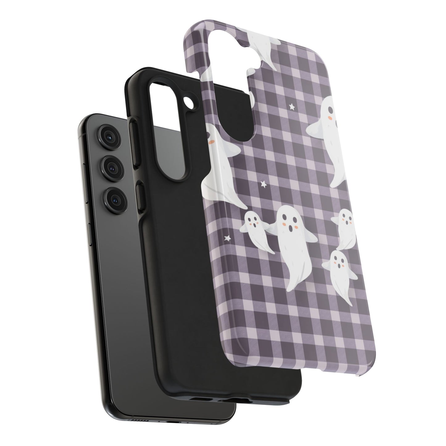 Cute Ghosts Tough Phone Case - Whimsical Halloween Design for Spooky Vibes