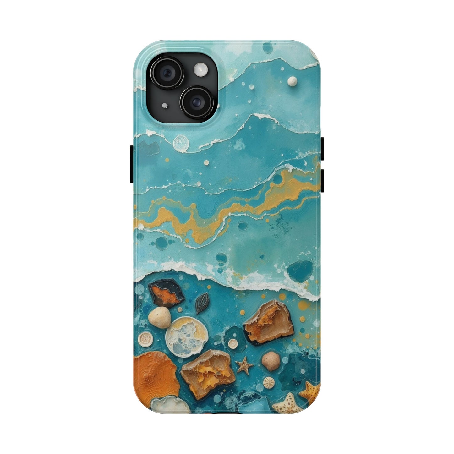 Ocean-Inspired Tough Phone Cases - Coastal Beach Vibe, Easy Accessory for Beach Lovers