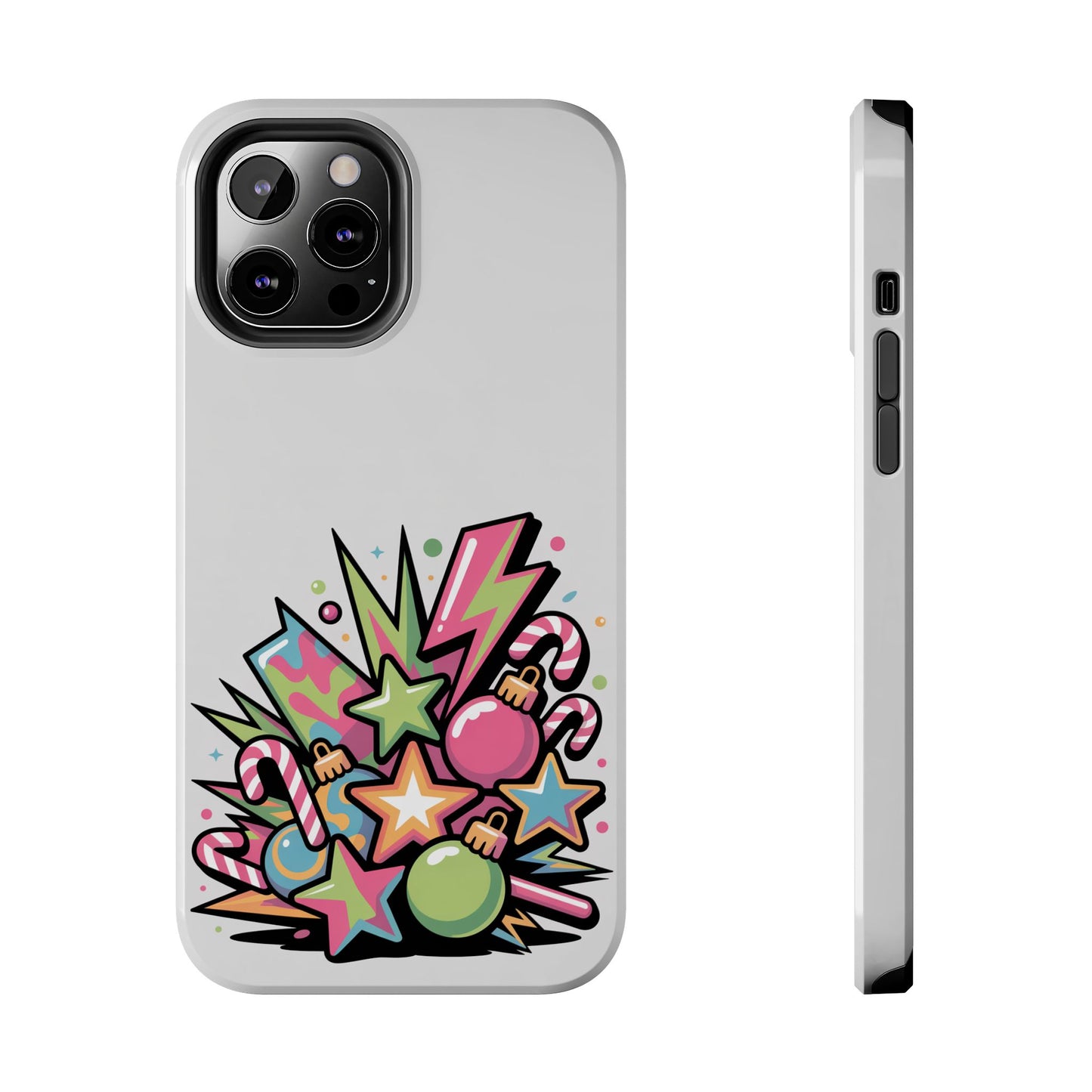 Colorful Explosion Retro Christmas Tough Phone Case