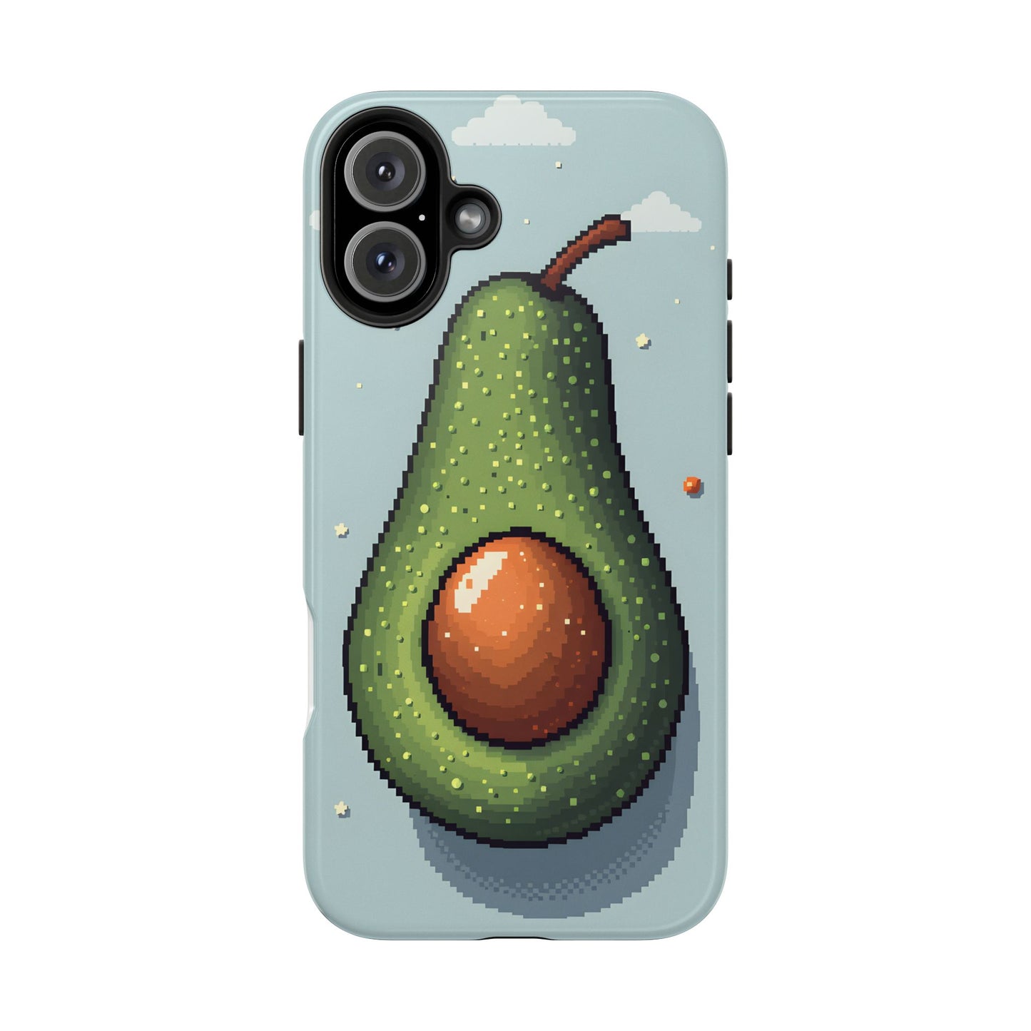 Pixel Avocado Tough Phone Case - Perfect for Foodies & Nature Lovers - for iPhone