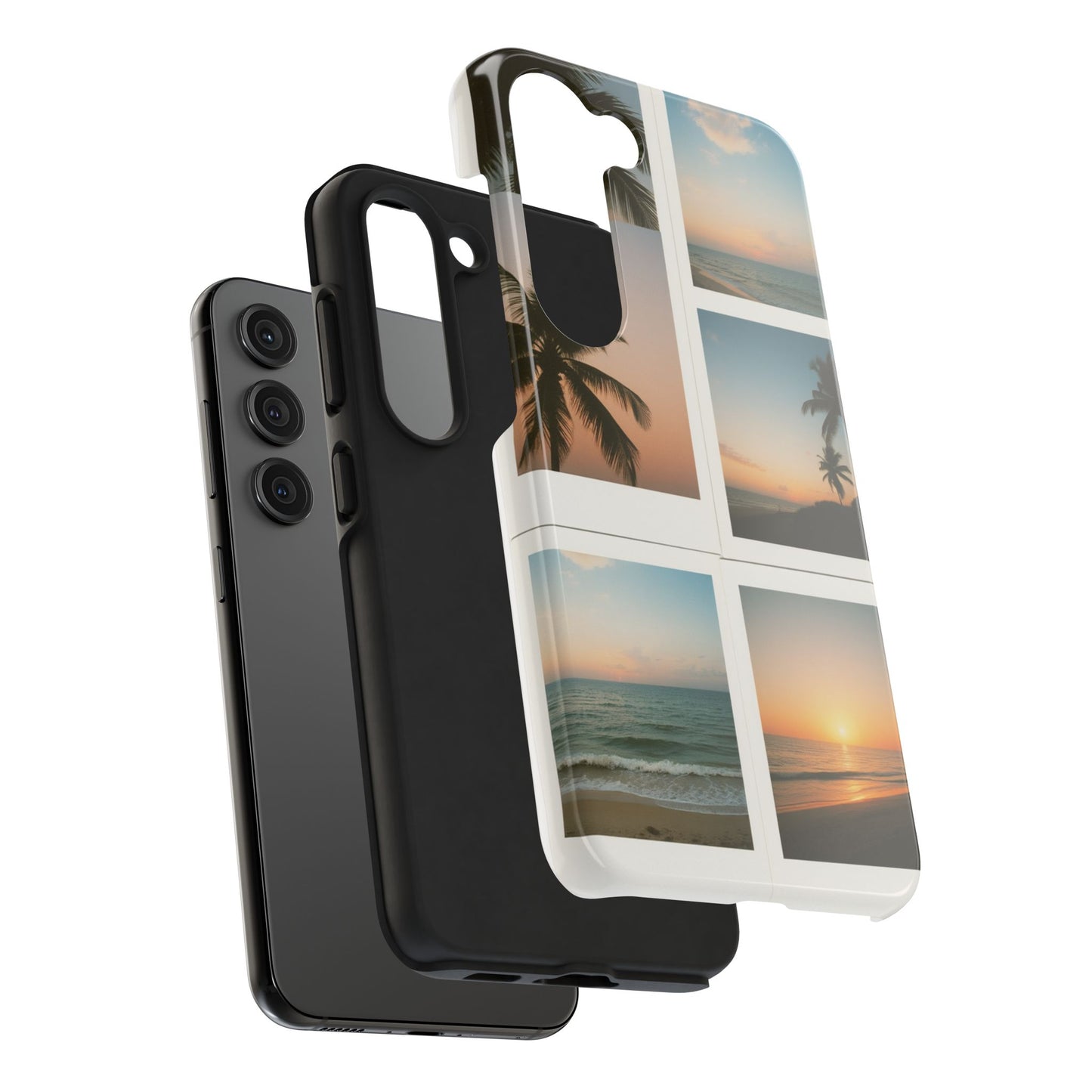 Tropical Sunset Tough Phone Case - Beach Vibes for Summer Adventures