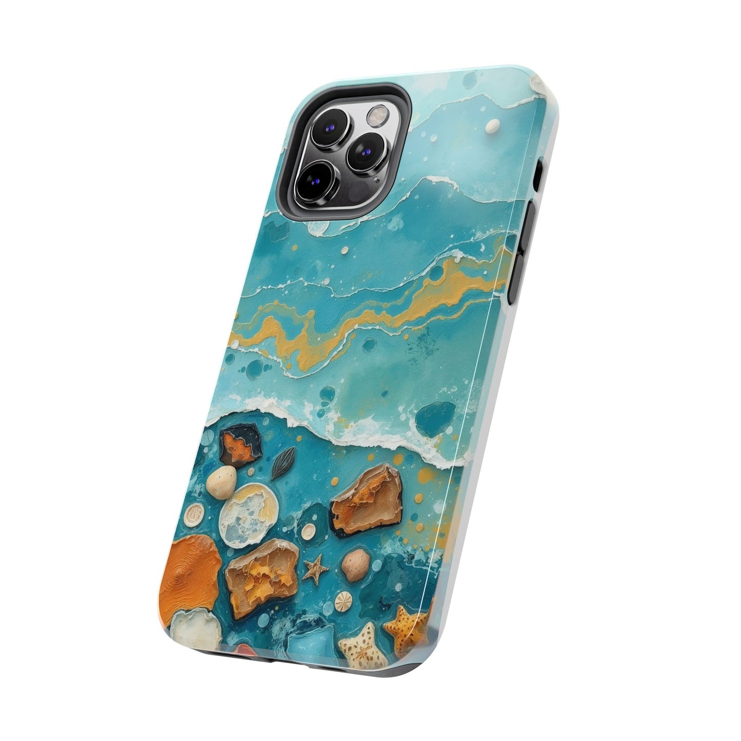 Ocean-Inspired Tough Phone Cases - Coastal Beach Vibe, Easy Accessory for Beach Lovers