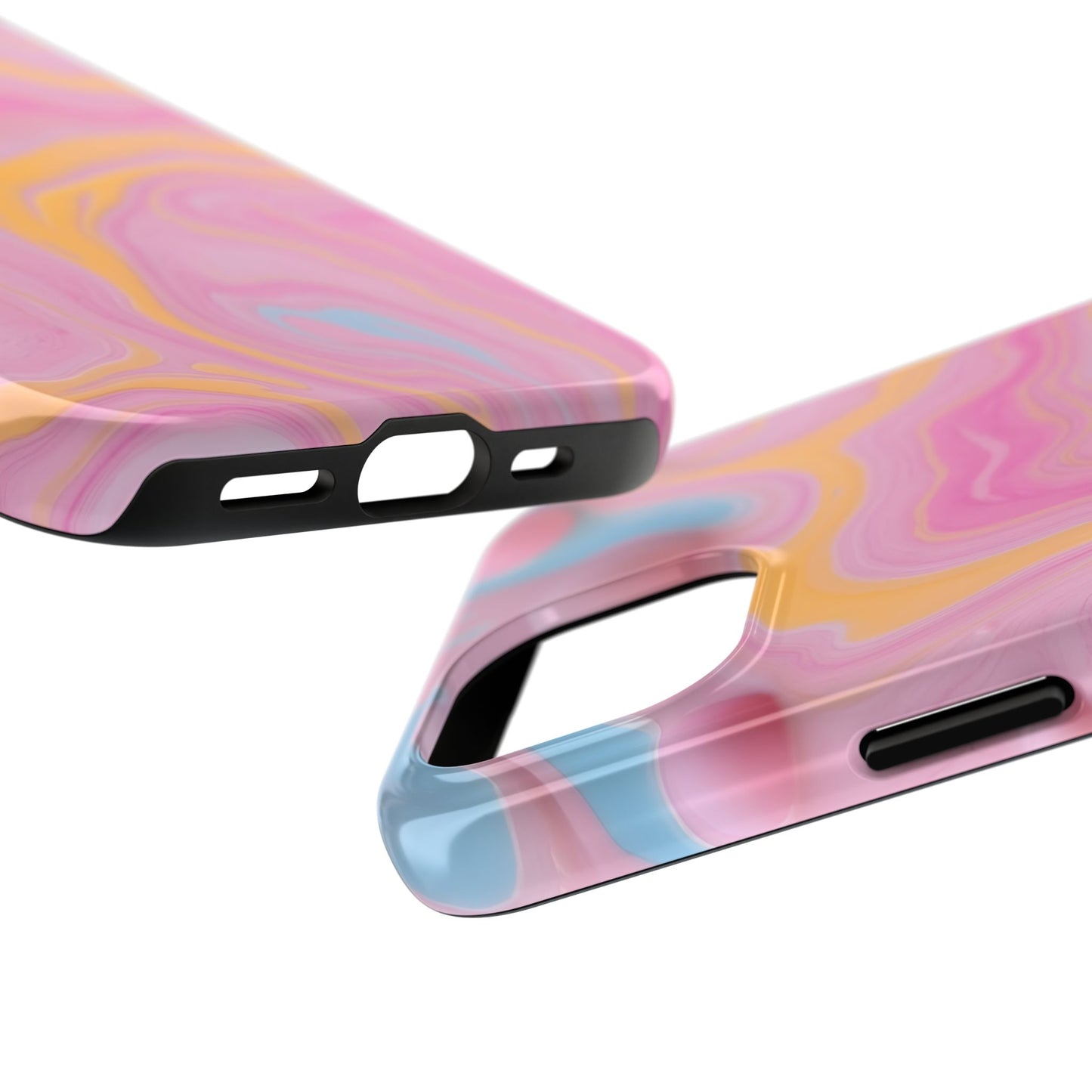 Liquid Candy Abstract Tough Phone Case - Durable Protection with Artistic Design - for iPhone