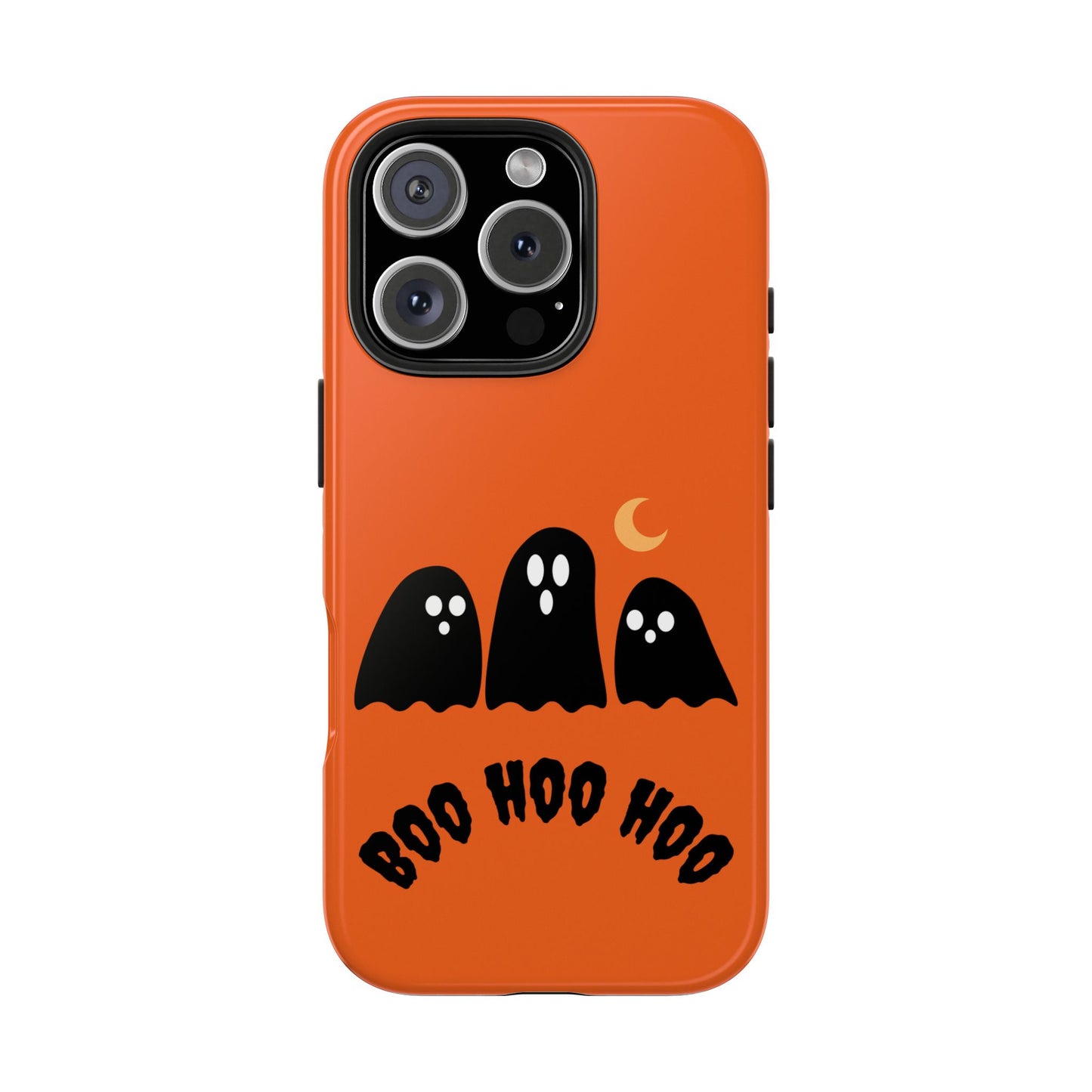 Halloween Ghost Phone Case - Boo Hoo Hoo Design - for iPhone