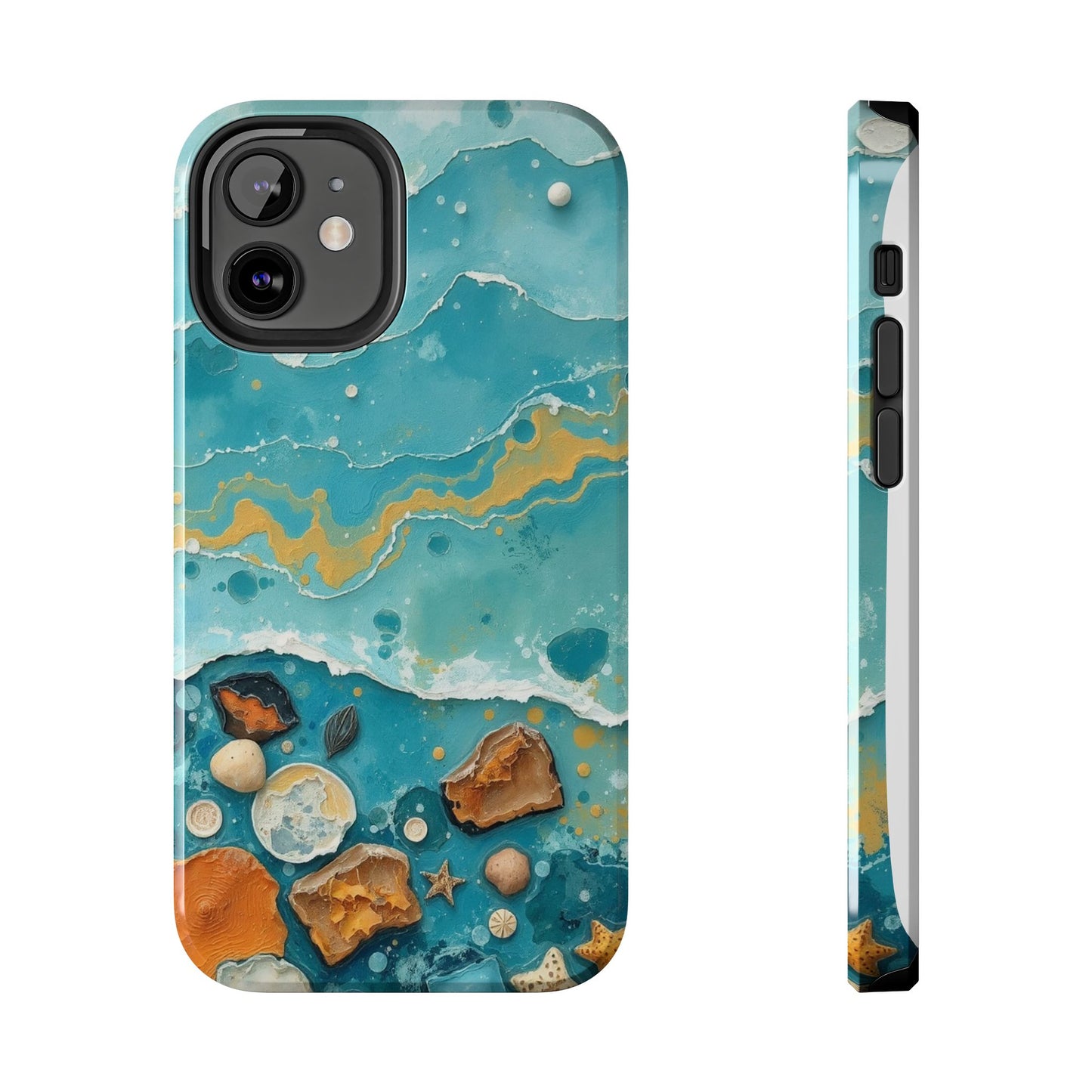 Ocean-Inspired Tough Phone Cases - Coastal Beach Vibe, Easy Accessory for Beach Lovers