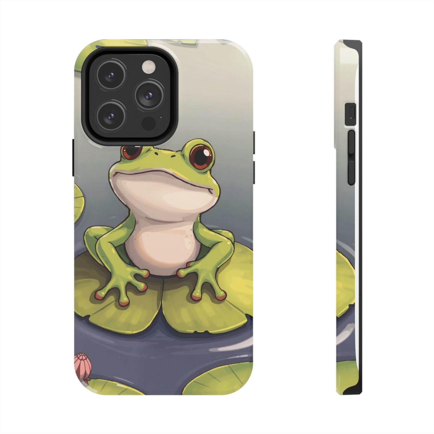 Cute Frog Tough Phone Case - Durable Protection with Nature Vibe