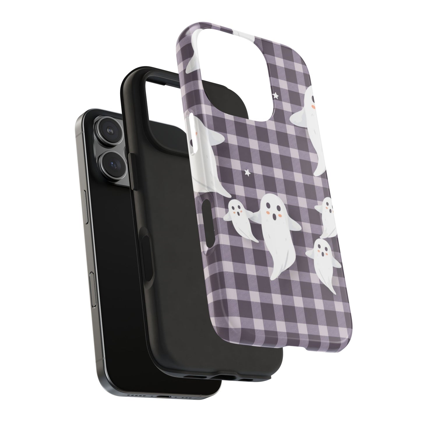 Cute Ghosts Tough Phone Case - Whimsical Halloween Design for Spooky Vibes