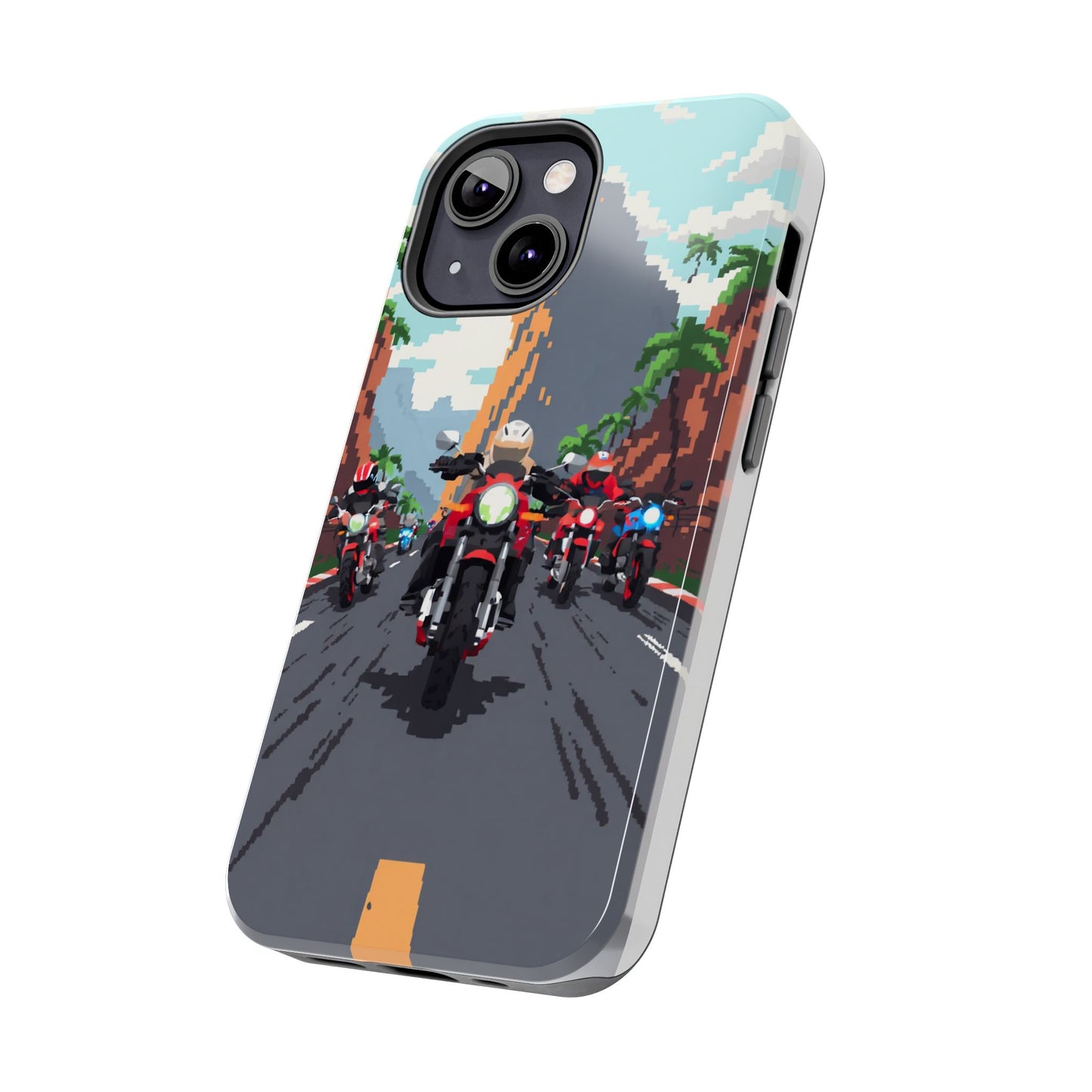 Retro Biker Tough Phone Case - Perfect for Motorcycle Lovers