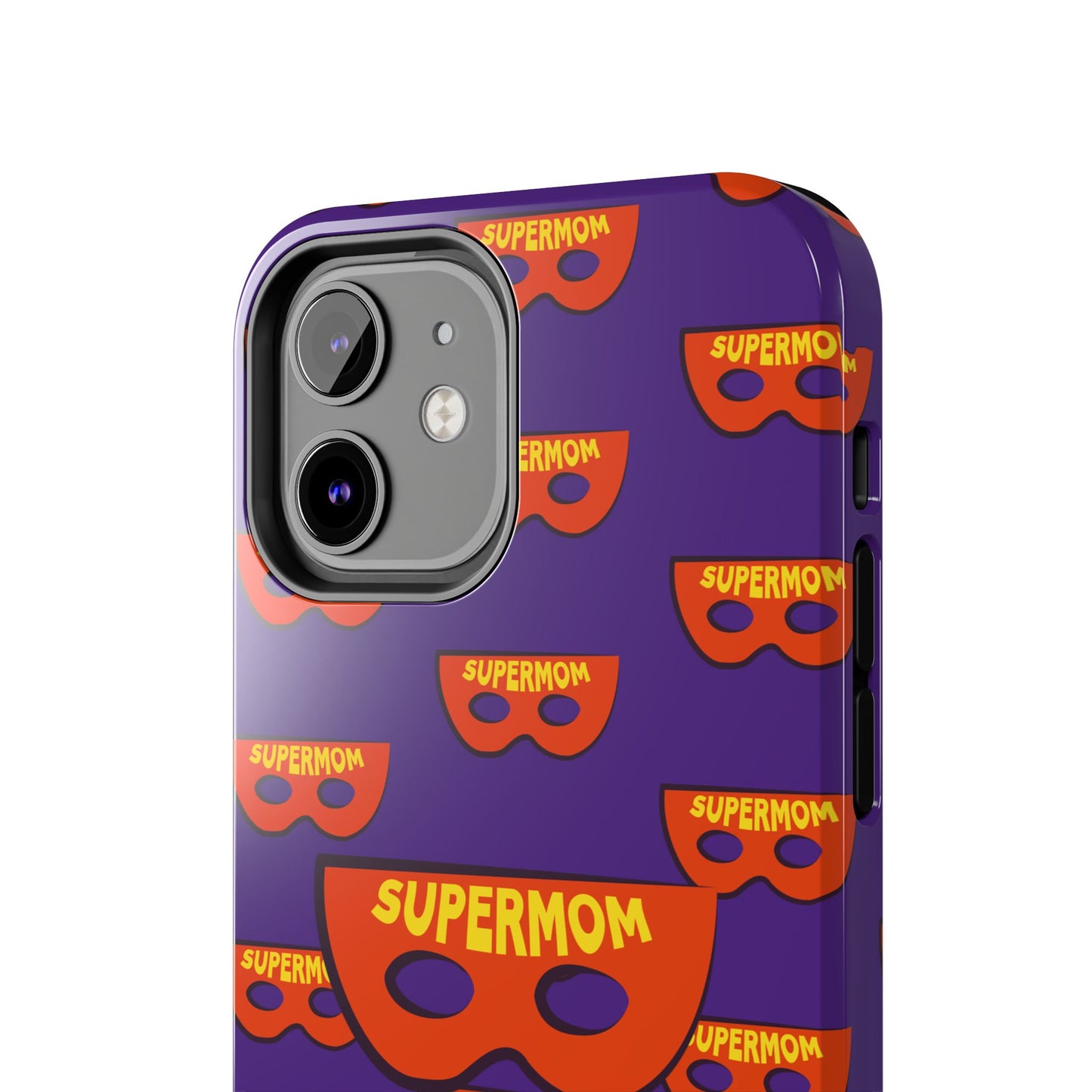 Supermom Tough Phone Case - Durable Protection with Fun Design - for iPhone