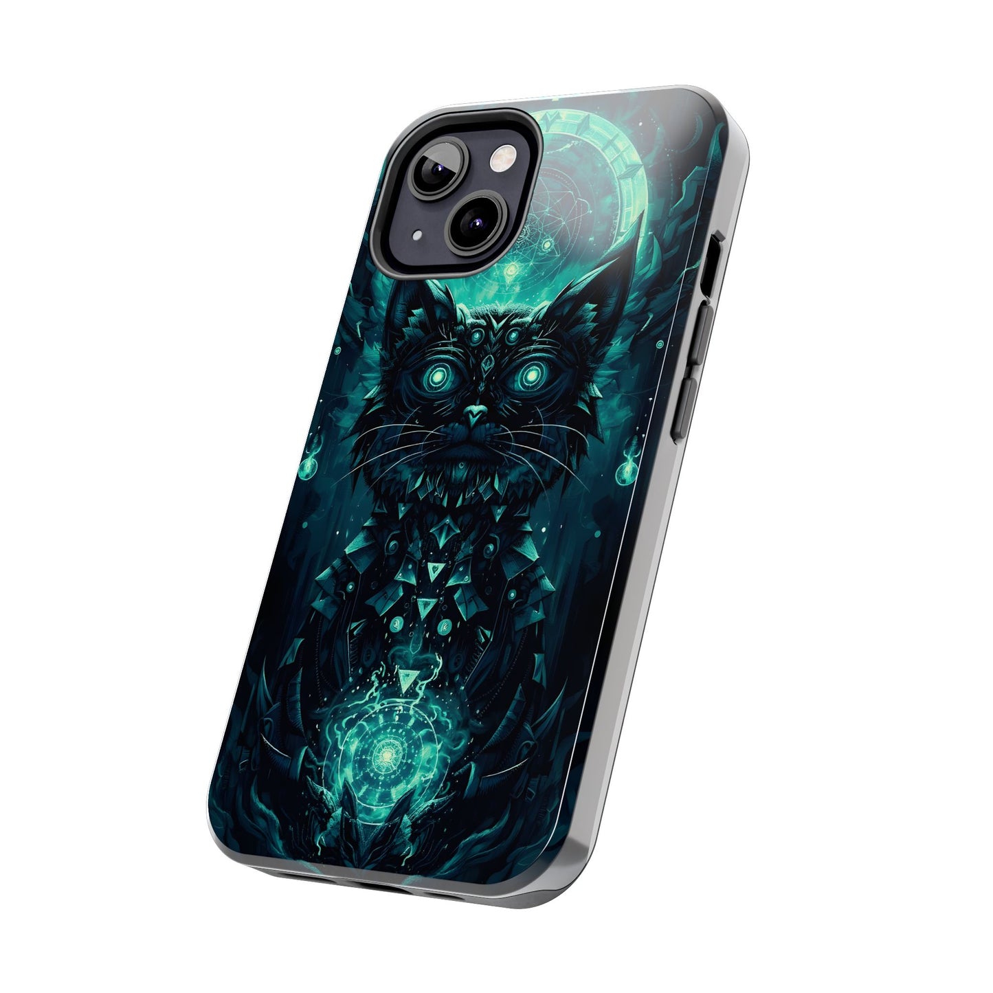 Mystical Dark Cat Phone Case - Tough Protective Cover for Cat Lovers - for iPhone