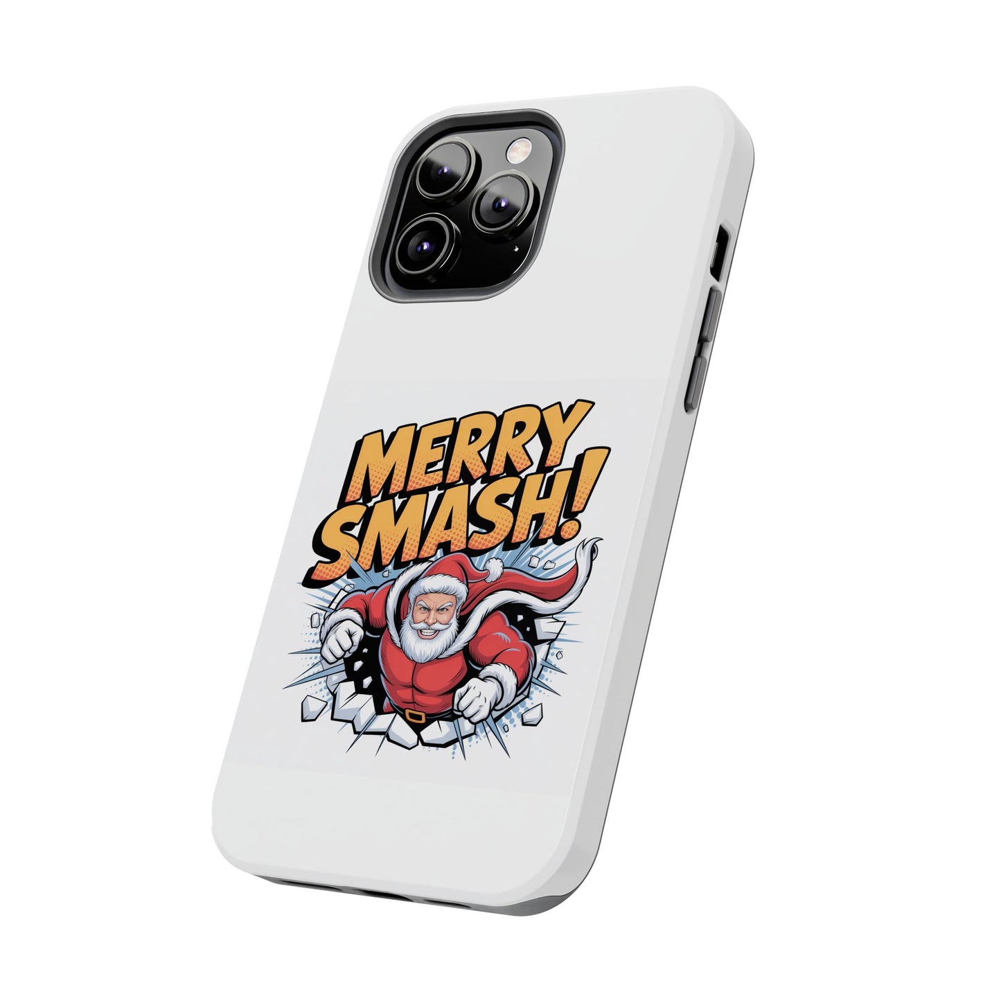 Santa Merry Smash Phone Case