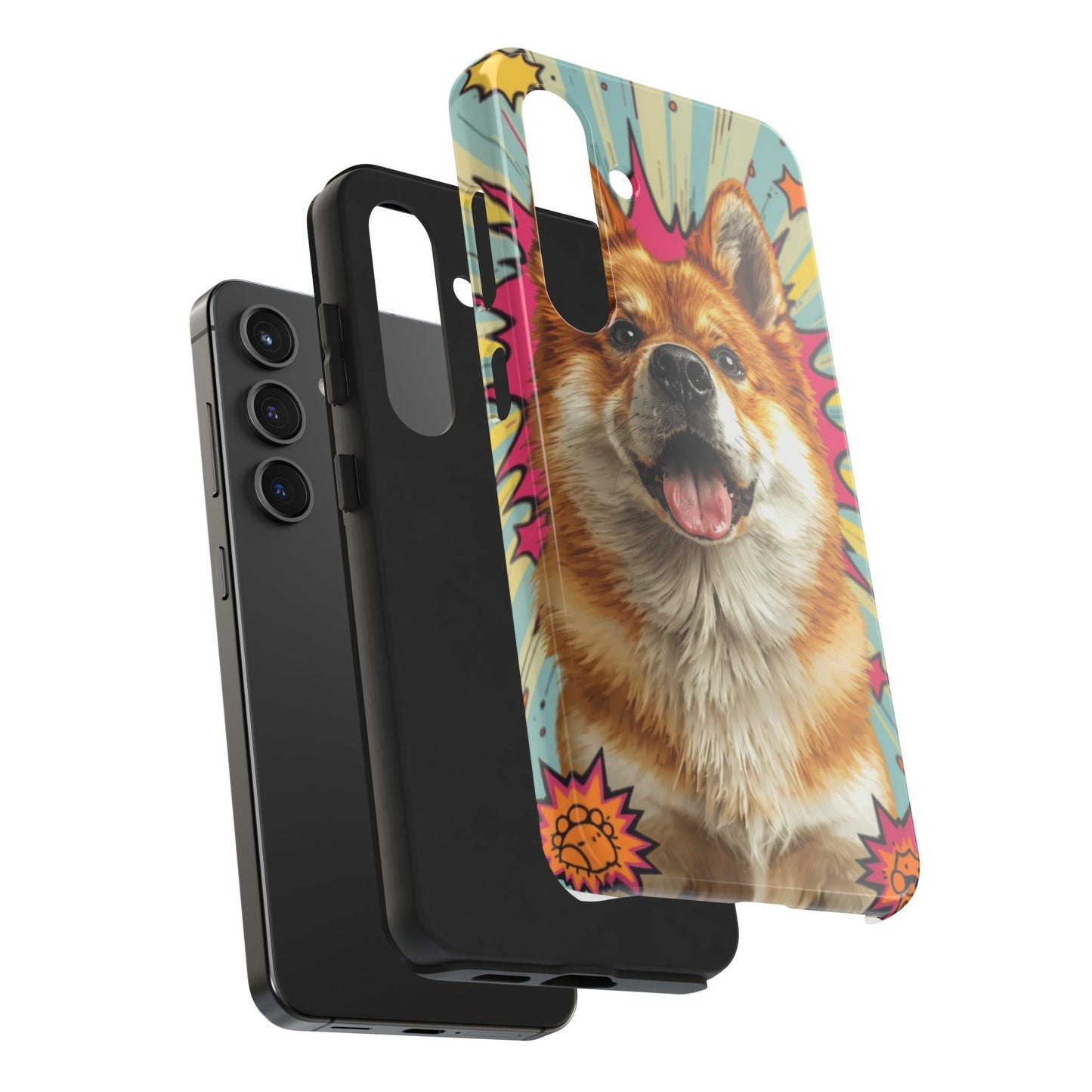 Playful Dog Tough Phone Case - Durable & Stylish Pet Lover Gift