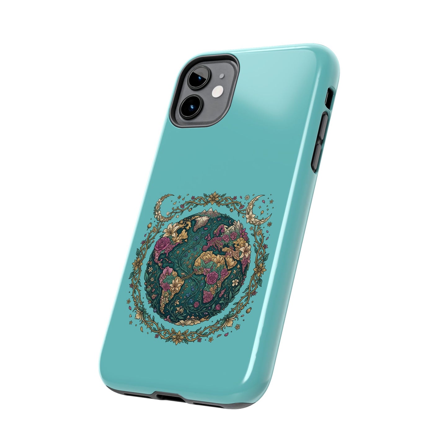 Mystical Floral Planet Phone Case — Tough Protective Phone Case