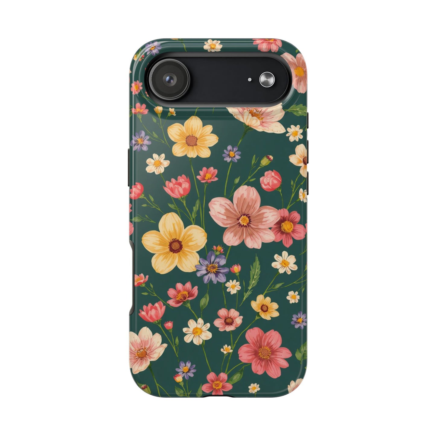 Vintage Spring Flowers Tough Phone Case - Durable Protection for iPhone