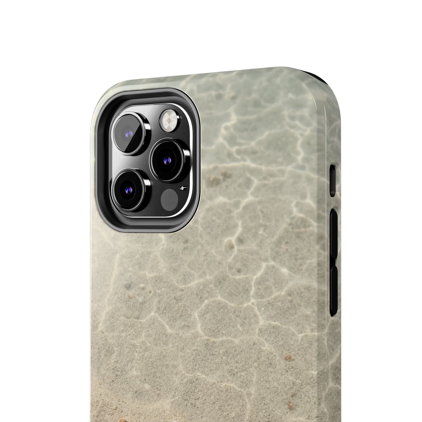 Beach-Inspired Tough Phone Case with Starfish and Seashell Design