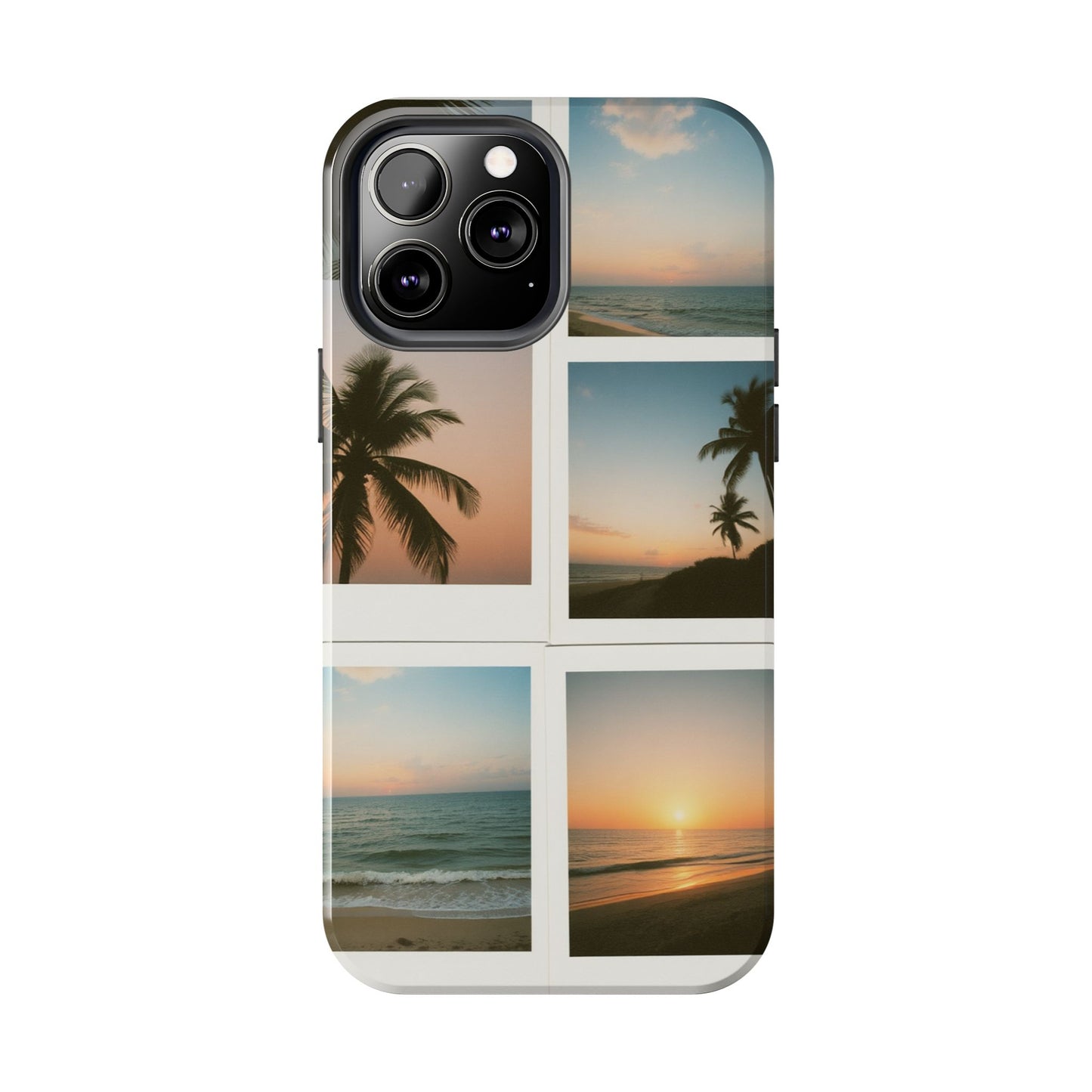 Tropical Sunset Tough Phone Case - Beach Vibes for Summer Adventures